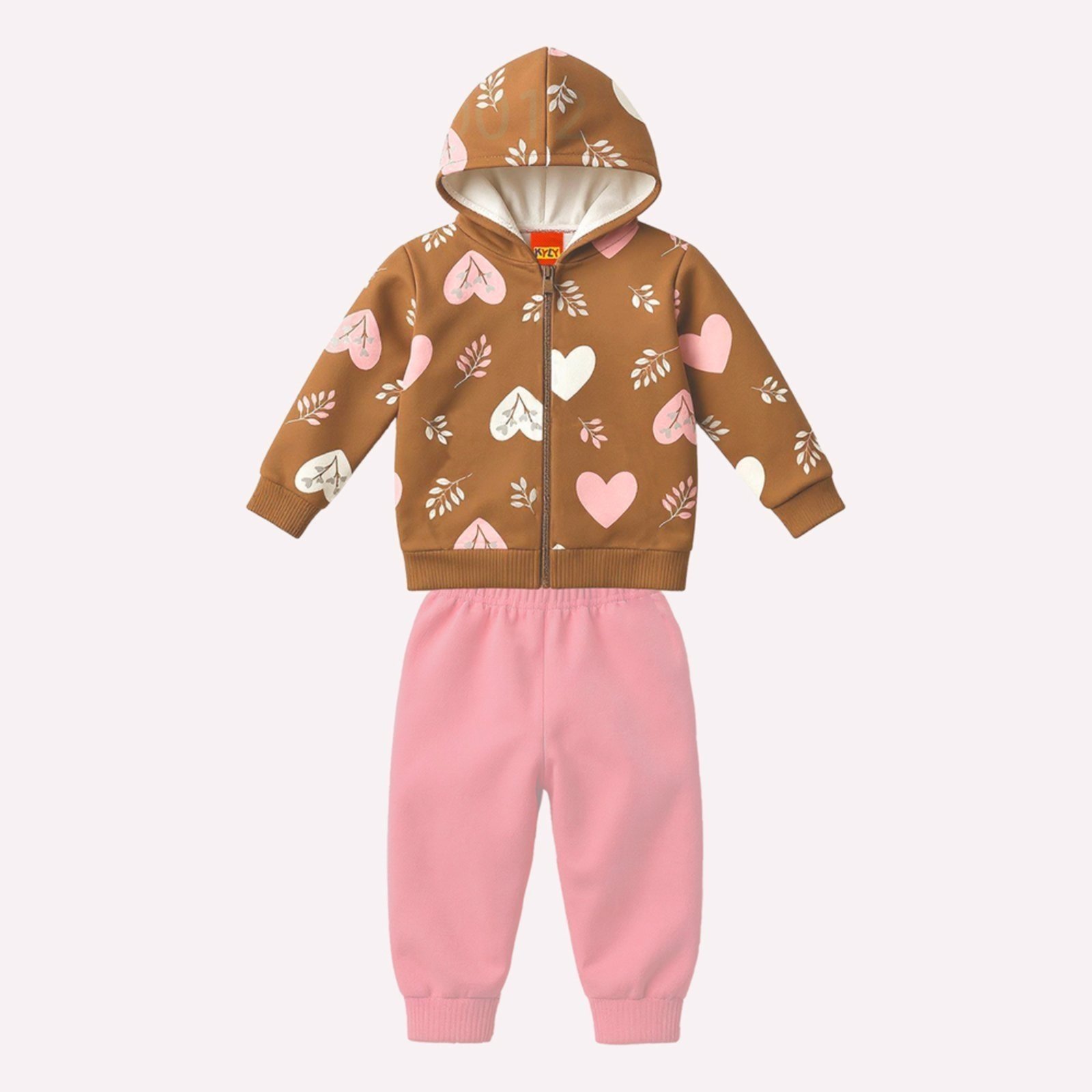 Infantil - Conjunto menina Corações Kyly