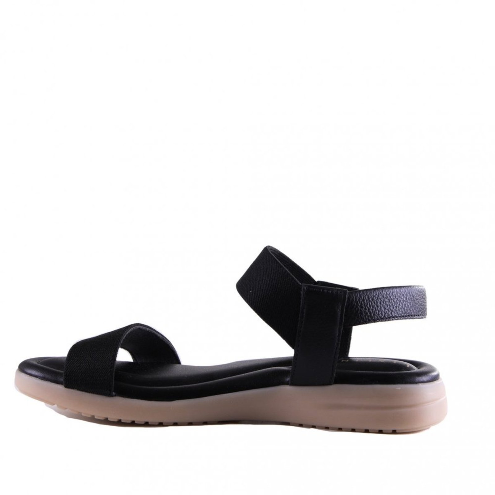 Vista 3 Sandália Rasteira Feminina Lia Line Flatform Comfort 234771830 Lia Line preto Lia Line preto