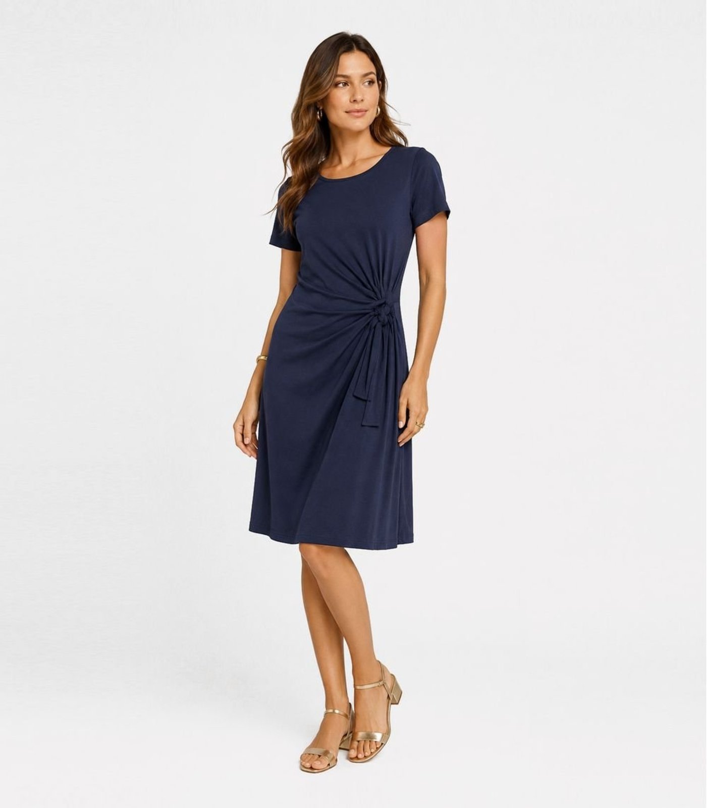 Vestido Feminina Infinita Cor Azul