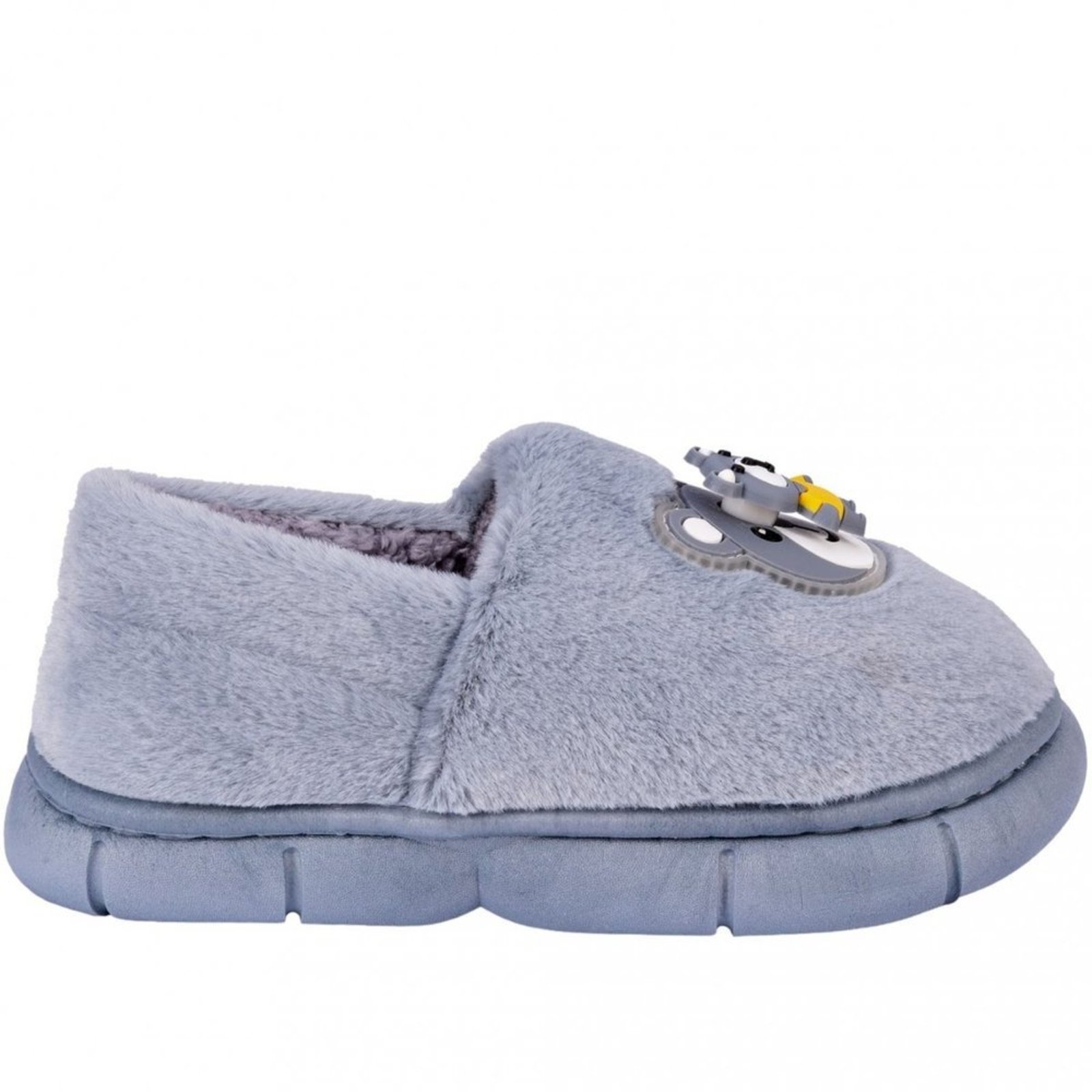 Infantil - Pantufa Unissex com Pelo Zariff 803372 Zariff Cinza