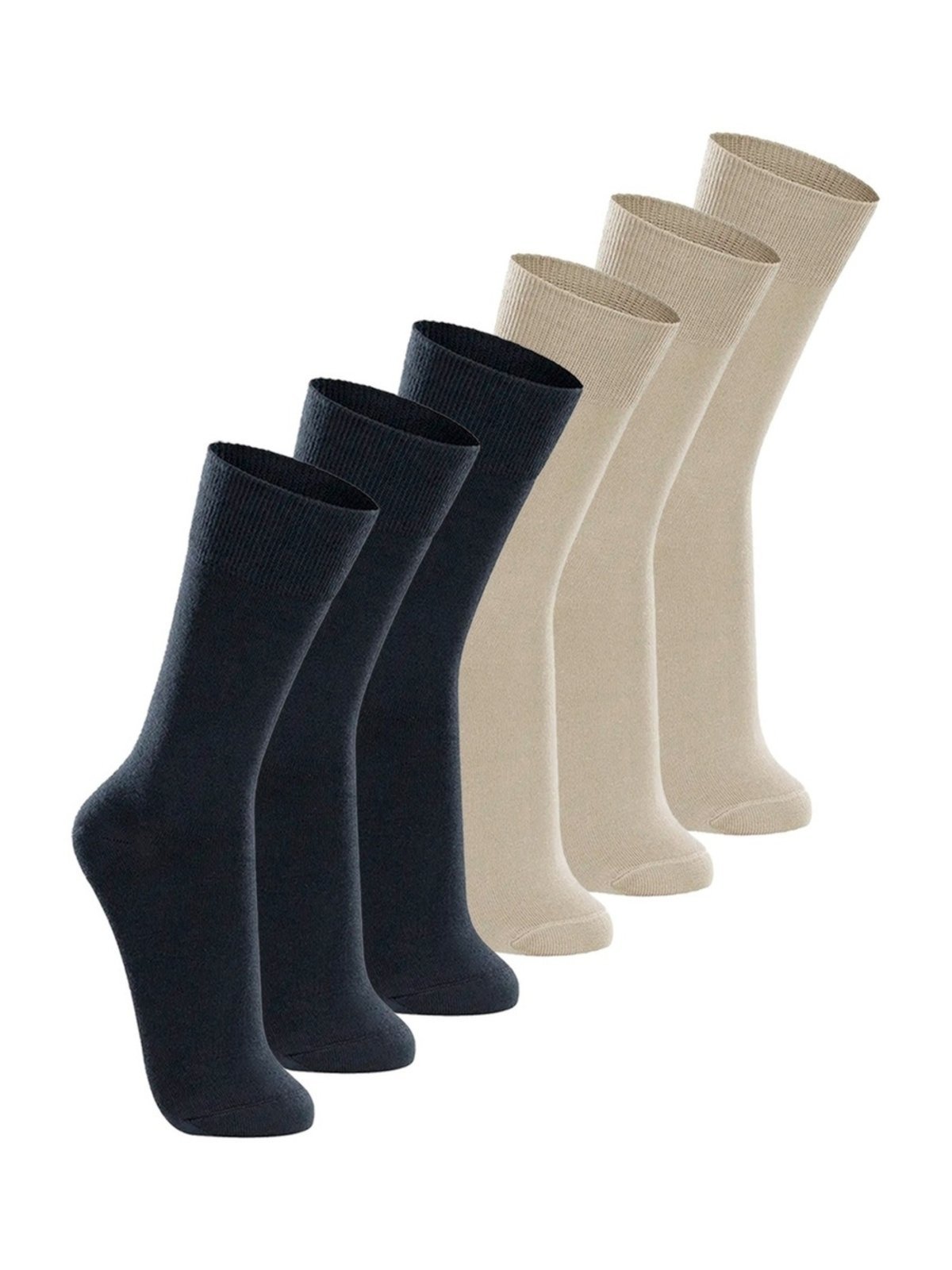 Kit com 6 Pares de Meias Casual Lupo 1210-201