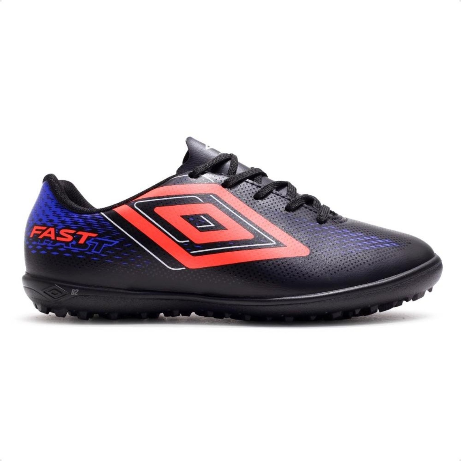Chuteira Society Umbro Fast II Jr Preto