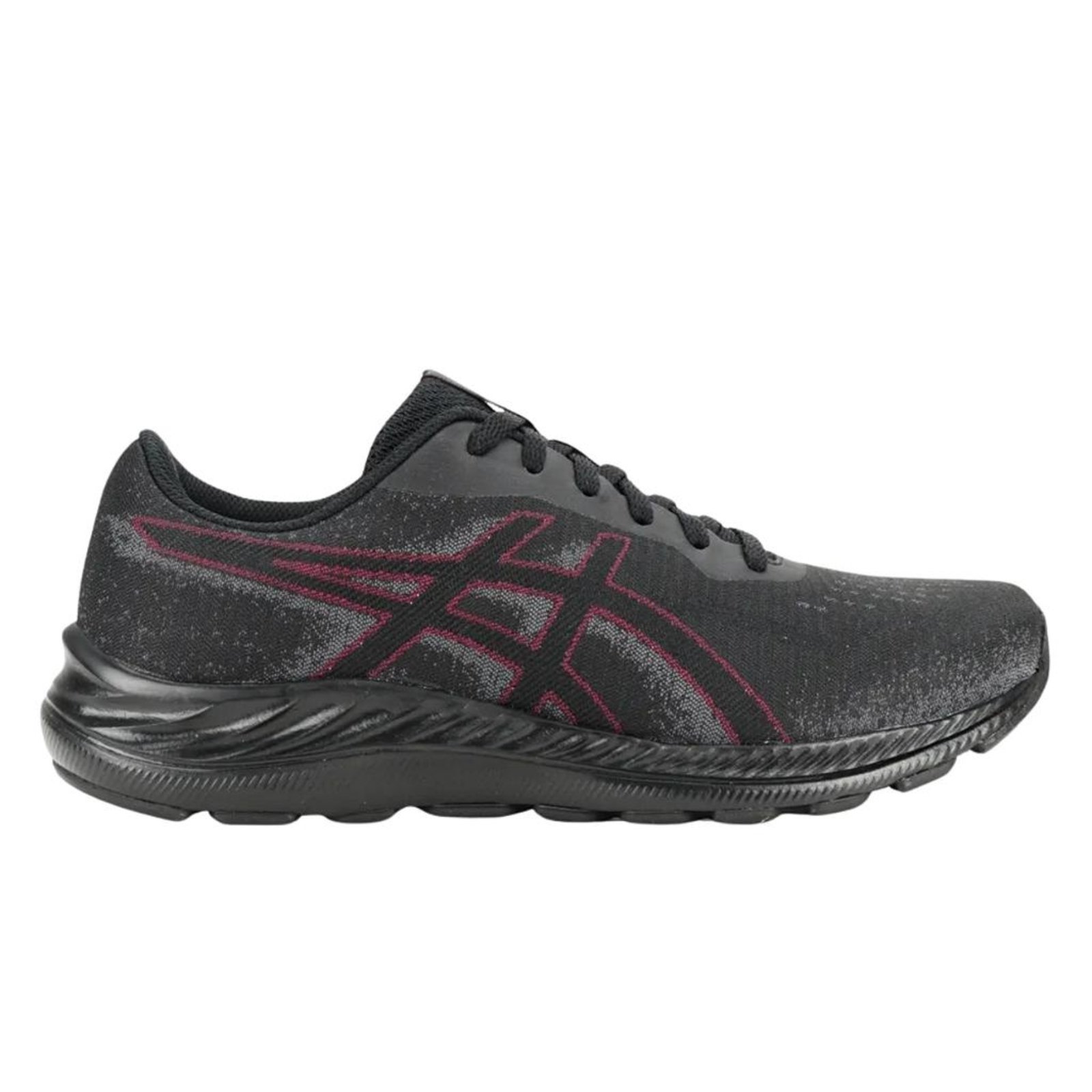Tenis Asics Ugoki Feminino Preto/Vermelho Preto
