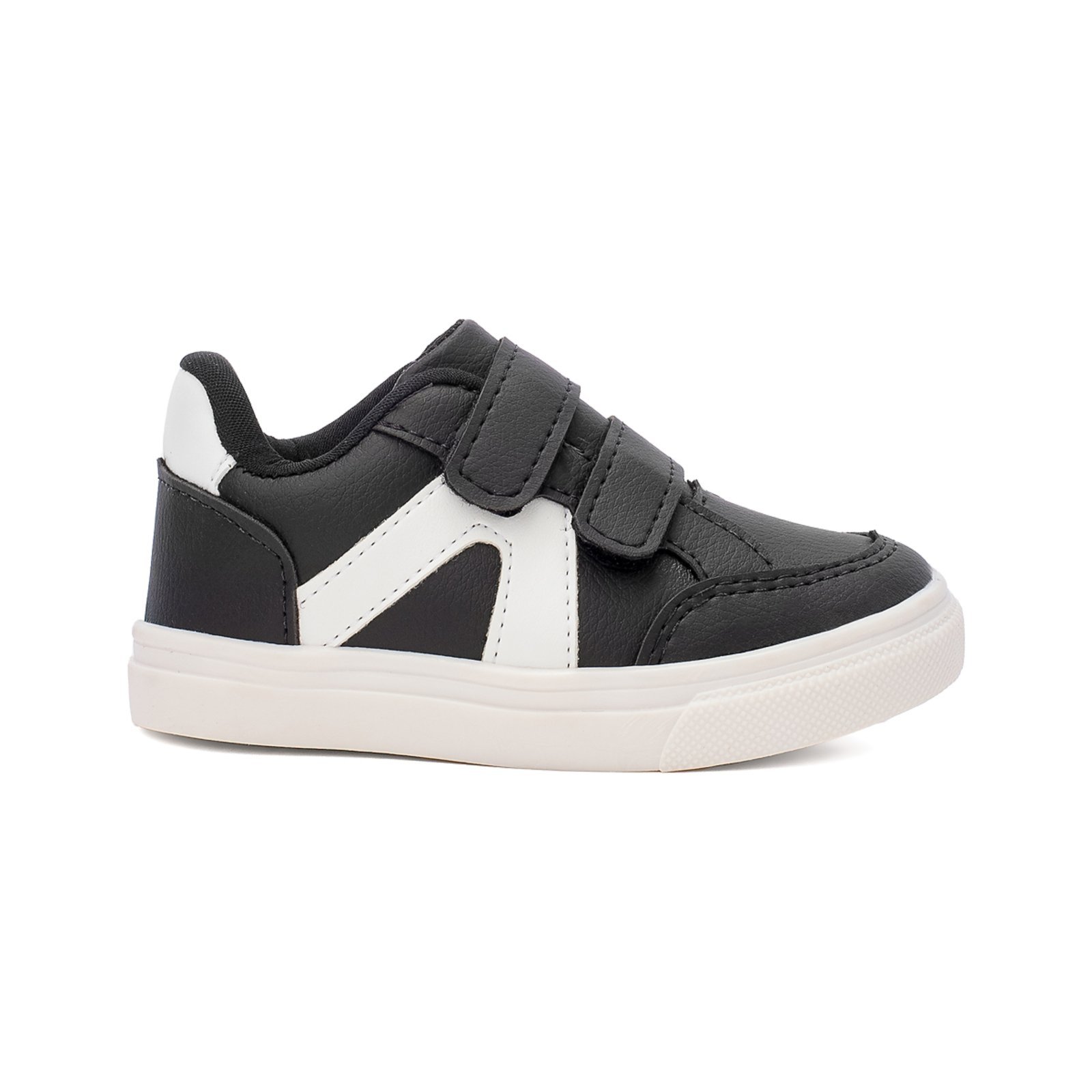 Infantil - Tenis Masculino Funfy Para Menino Confortável e Elegante 3475 Preto