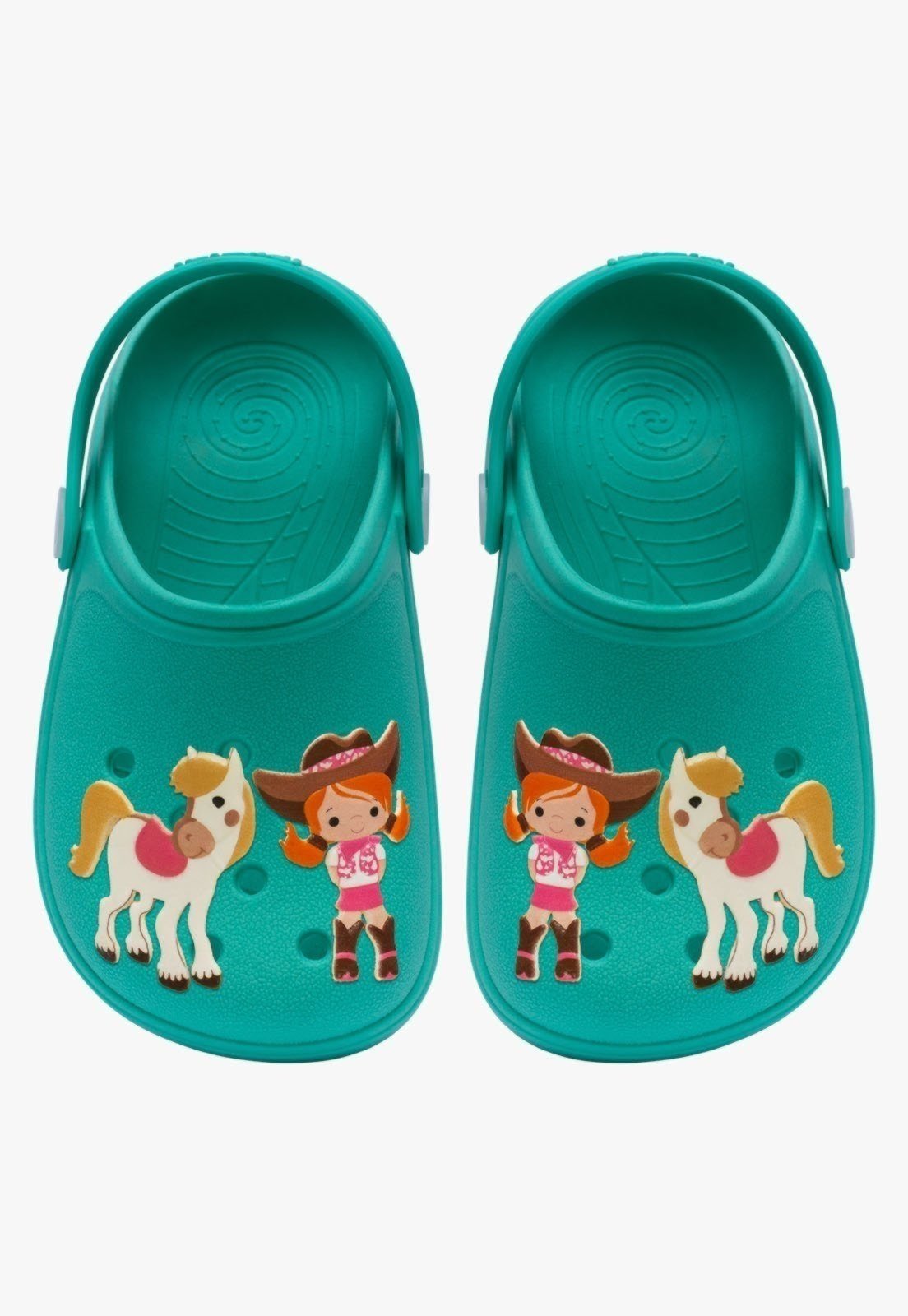 Infantil – Sandalia Babuche Pópidi Menina Cowgirl Verde