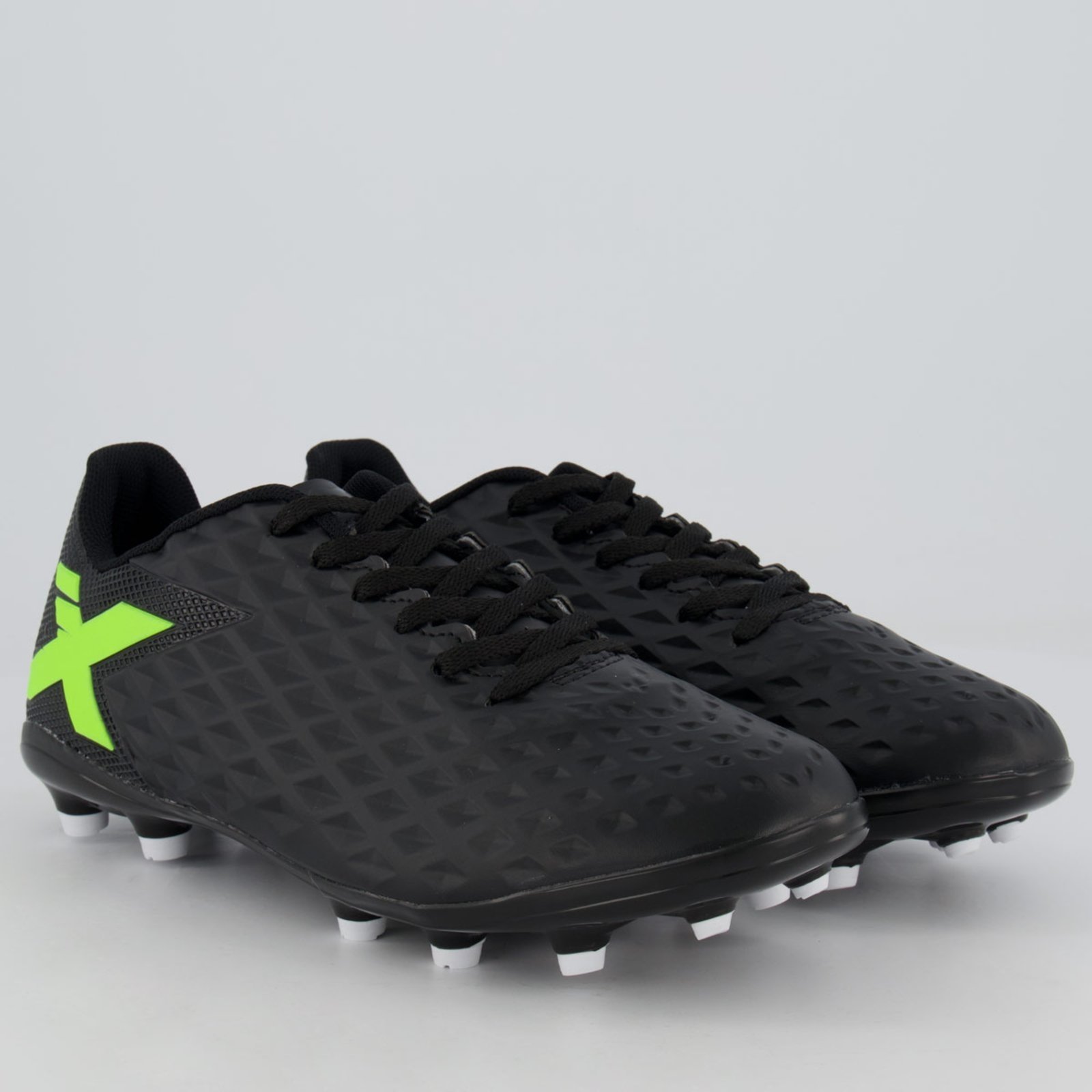 Vista 3 Chuteira Oxn Gênio 3 Campo Black preto black OXN preto black