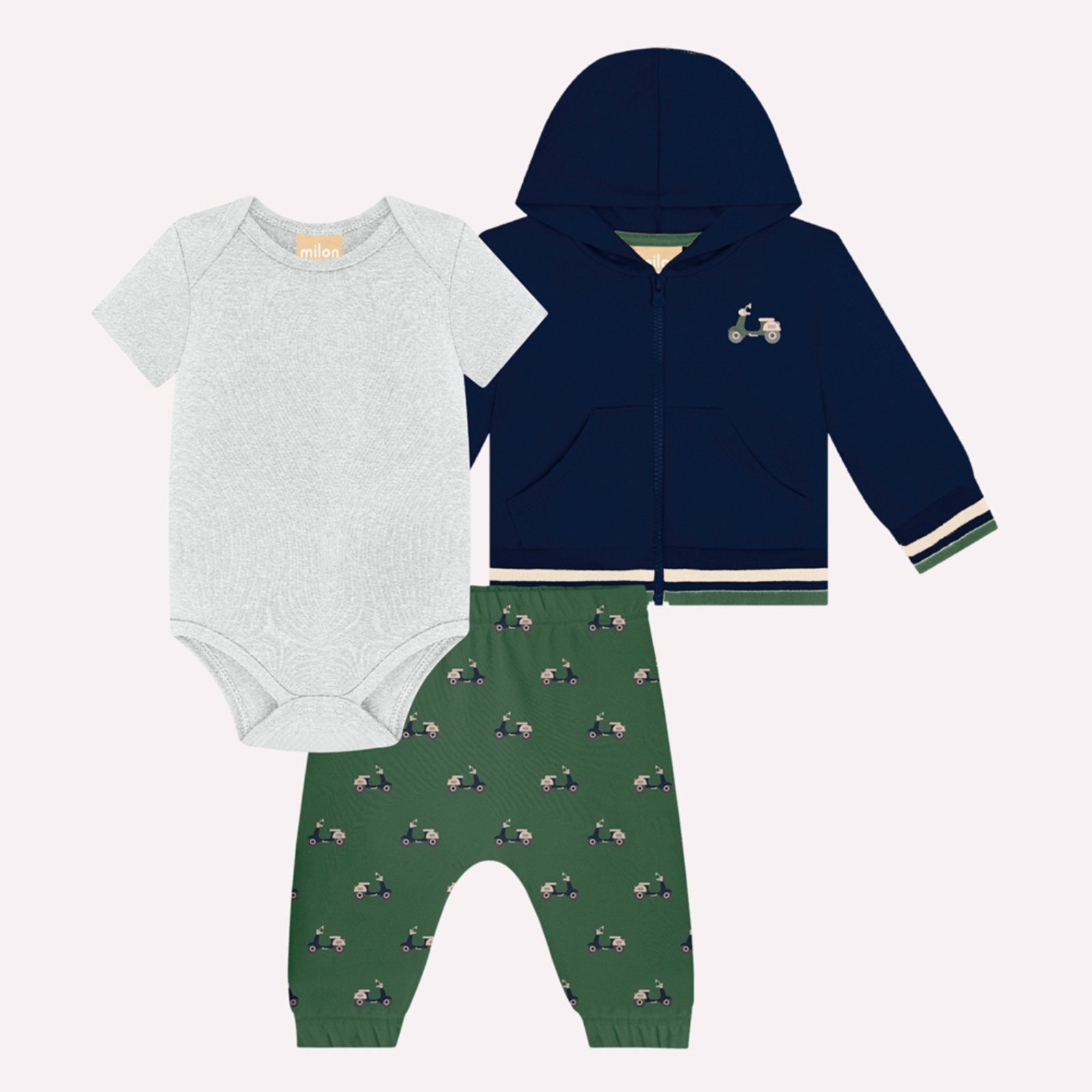Infantil - Conjunto Menino Estampa Milon