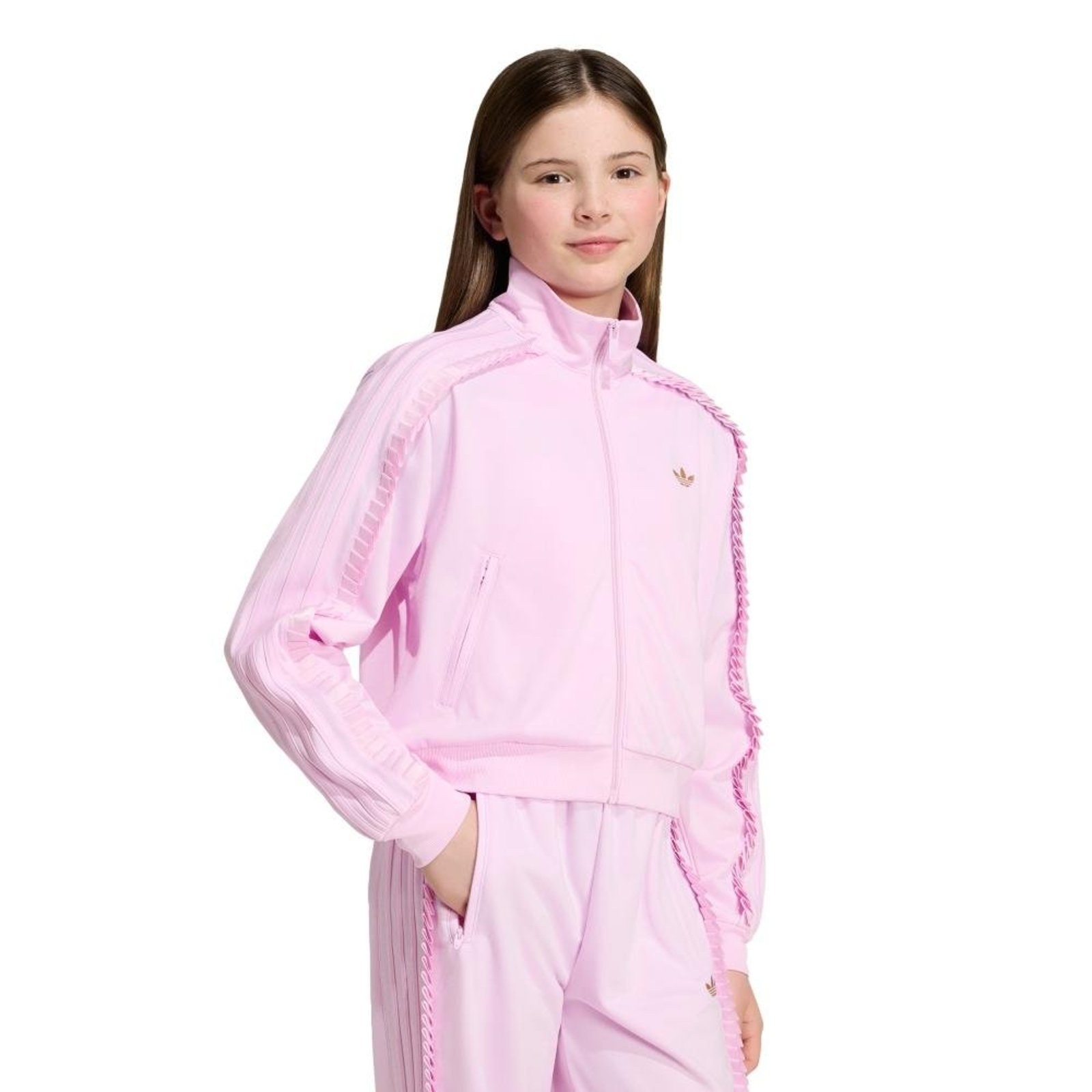 Infantil - JAQUETA CURTA FOLGADA FIREBIRD adidas Originals Rosa