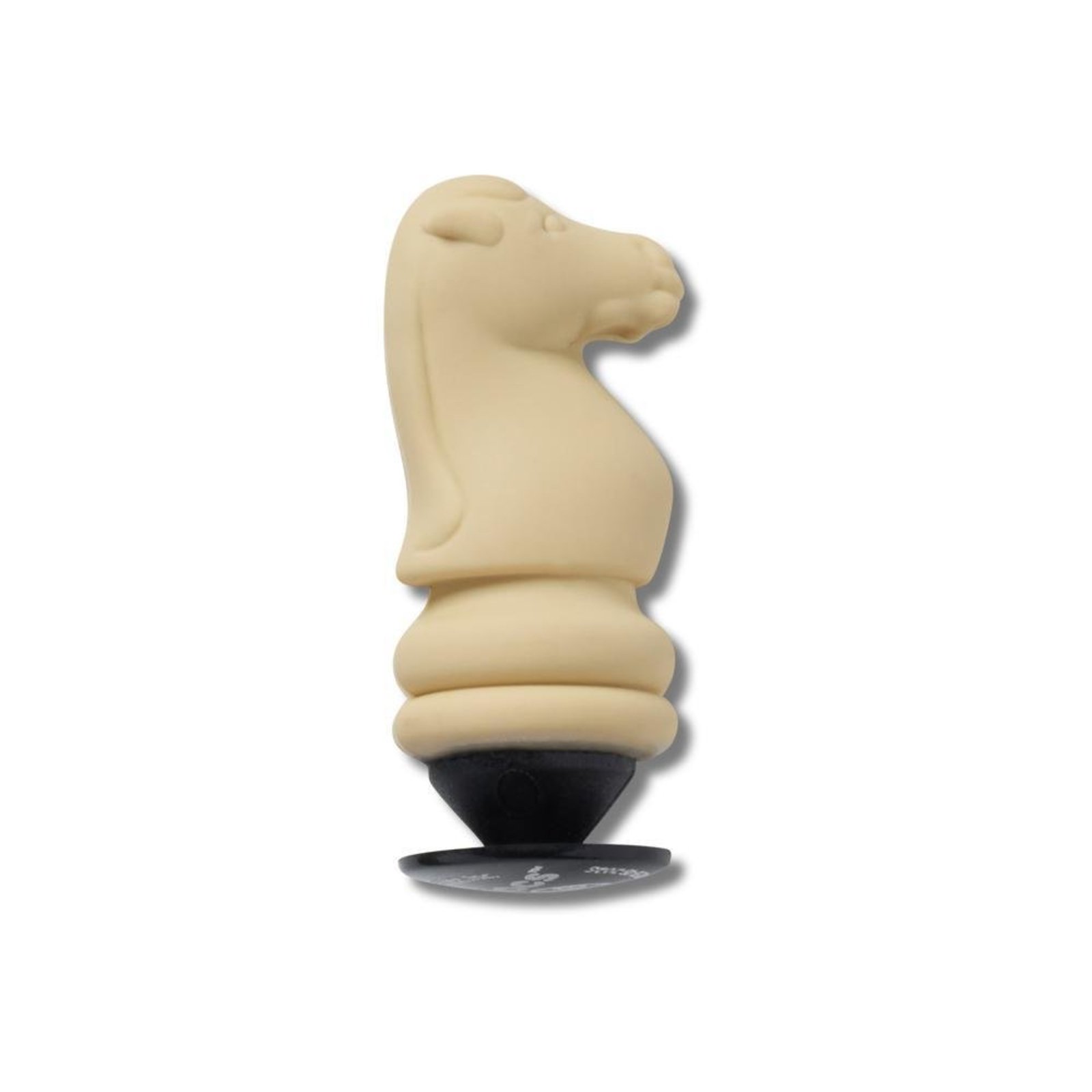 Infantil - Jibbitz™ Peça de Xadrez Cavaleiro 3D Único Branco
