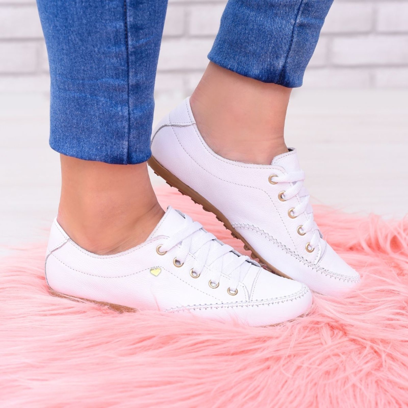 Vista 3 Tênis feminino Mocatênis Confortável Couro Legítimo ROMEU E JULIETA SHOES branco ROMEU E JULIETA SHOES branco