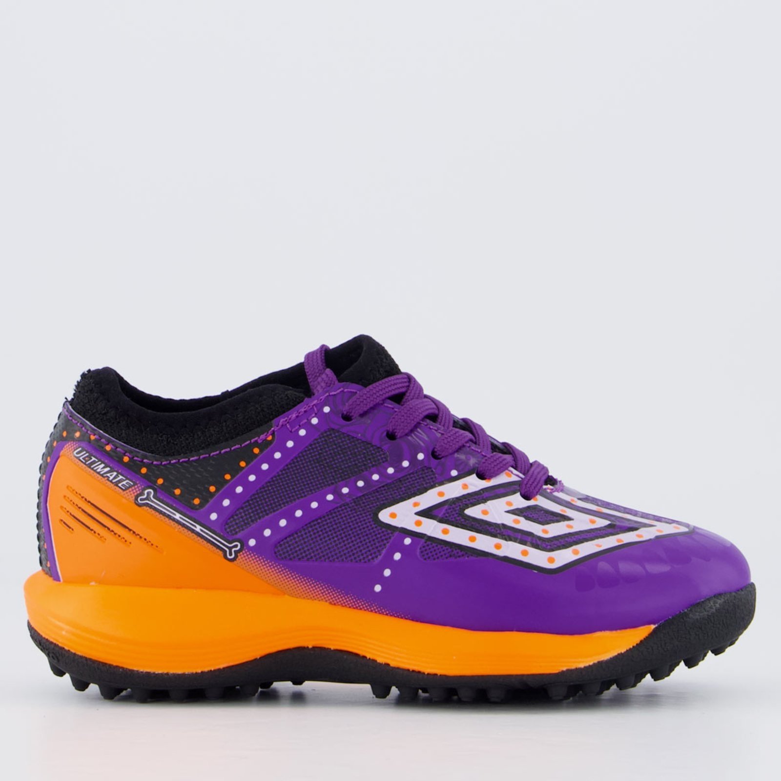 Vista 2 Chuteira Umbro Ultimate Día de Los Muertos Society Juvenil Roxa roxo Umbro roxo