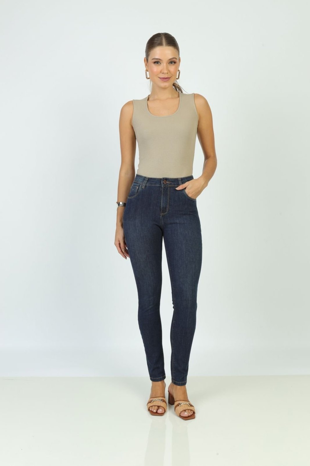 Calça Jeans Skinny Bi-Elastic 42 Gazzy