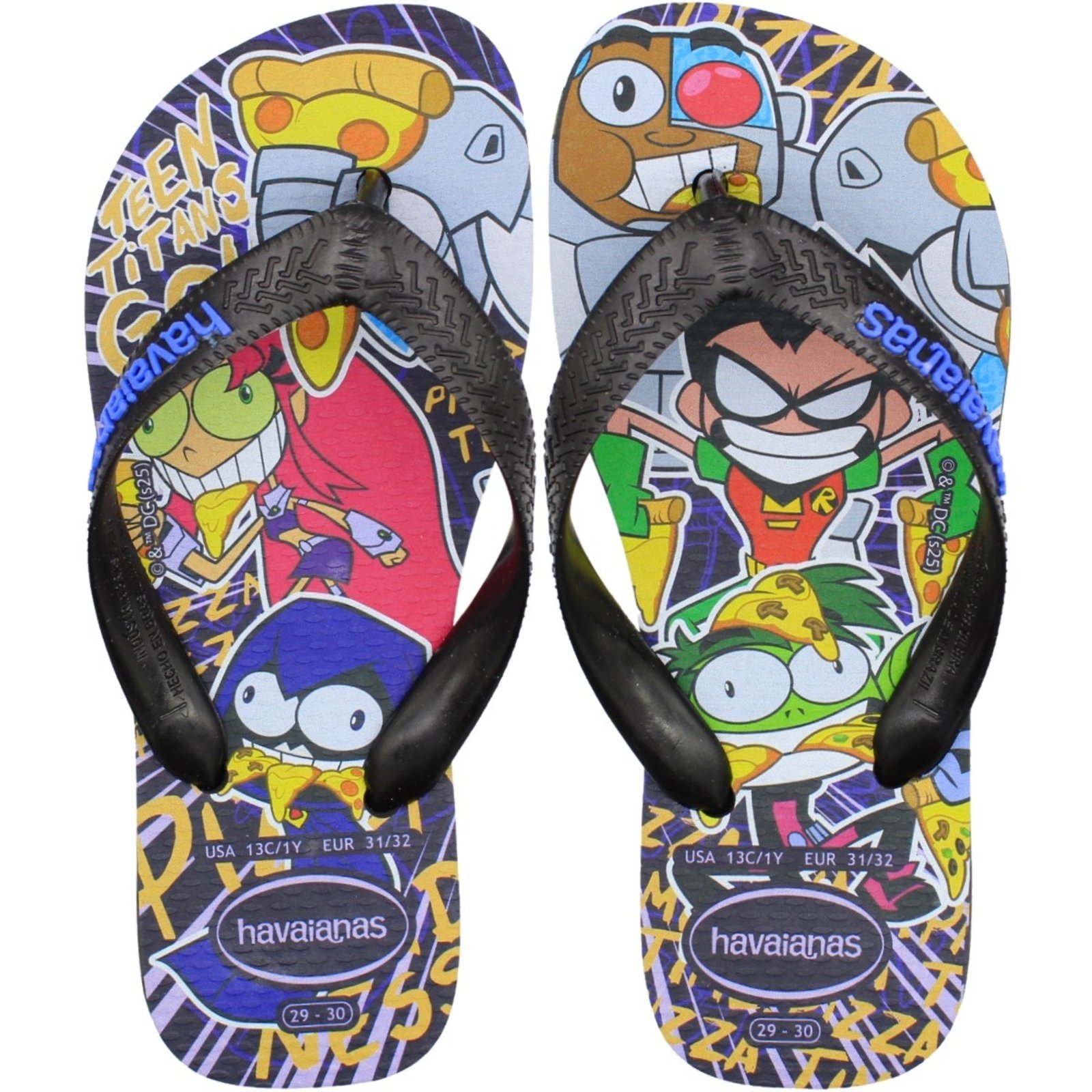 Infantil - Chinelo de Dedo Havaianas Top Warner Menino