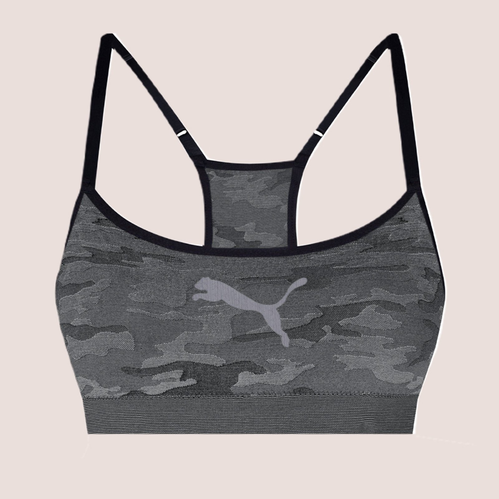 Top Puma Original Feminino Bodywear Academia Fitness Preto