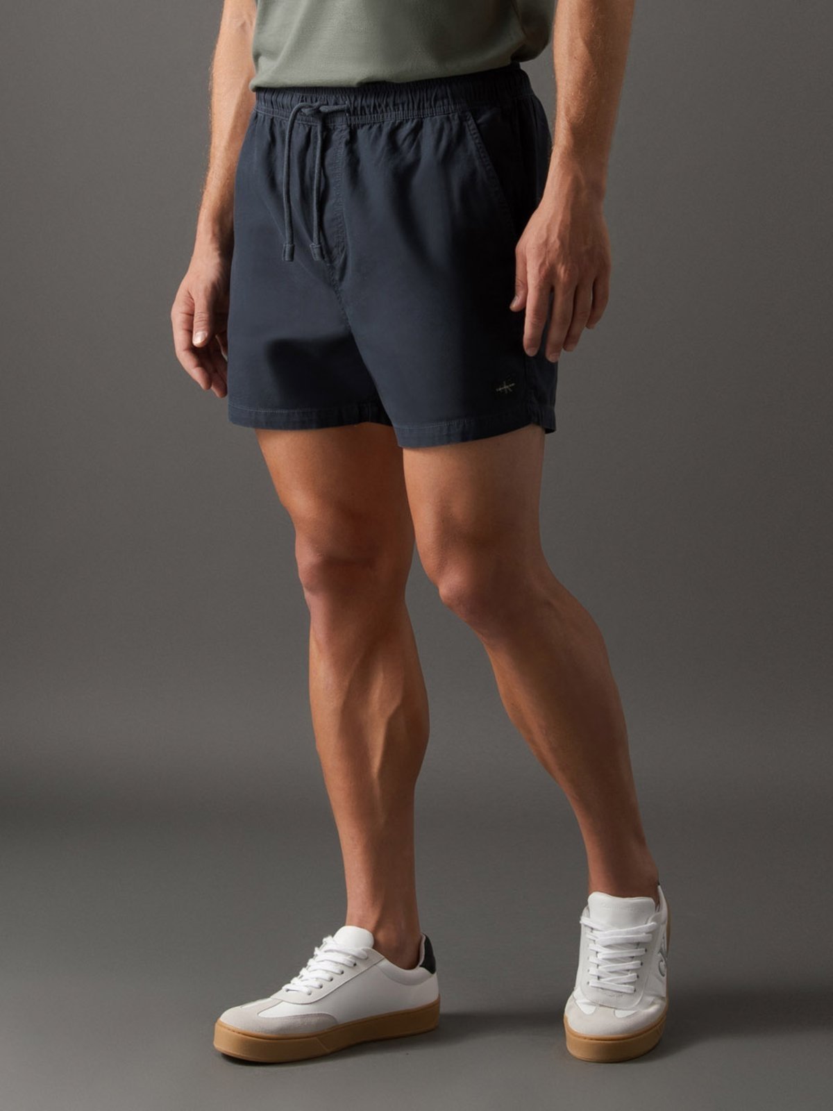 Shorts Masculino Color Com Elástico Calvin Klein - Marinho Calvin Klein Jeans