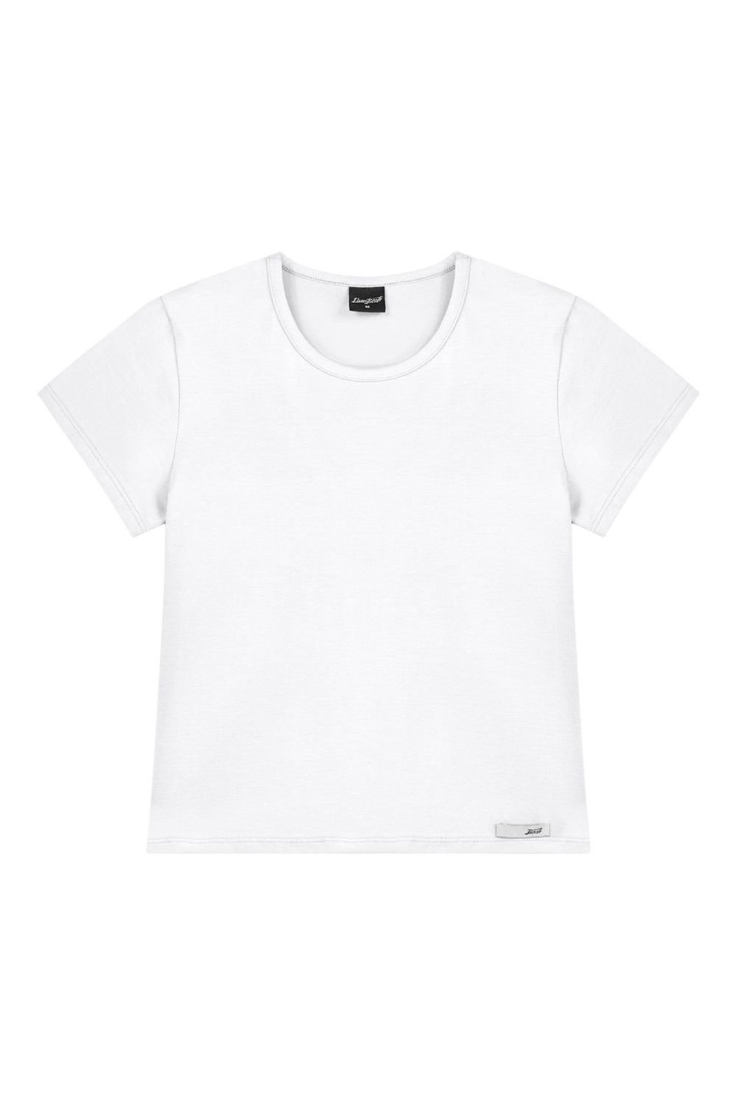 Infantil - Blusa Juvenil Menina Cotton Básica Beats Branco
