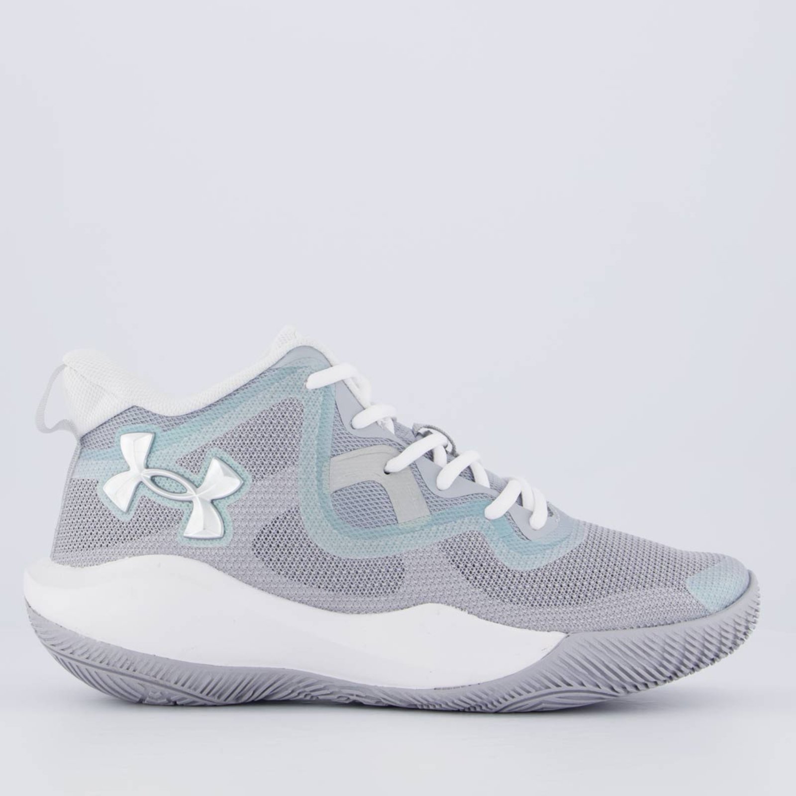 Vista 2 Tênis Under Armour Bankshot SE cinza Under Armour cinza