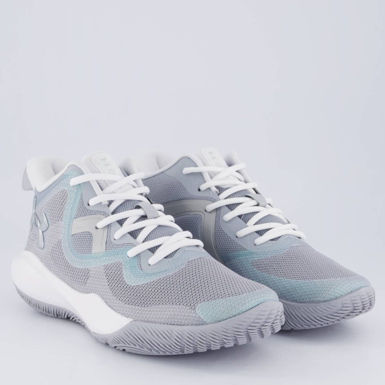 Vista 3 Tênis Under Armour Bankshot SE cinza Under Armour cinza