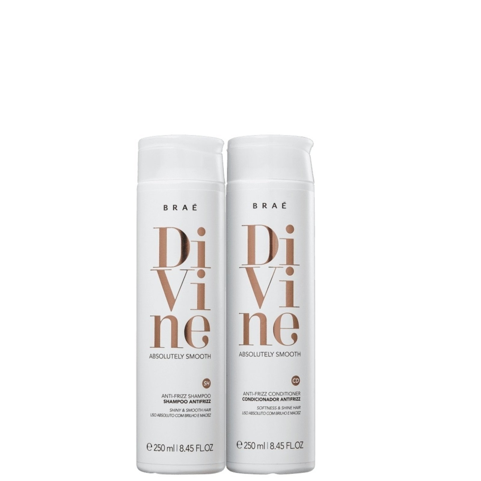 Kit Brae Divine Duo Home Care Anti Frizz (2 Produtos)