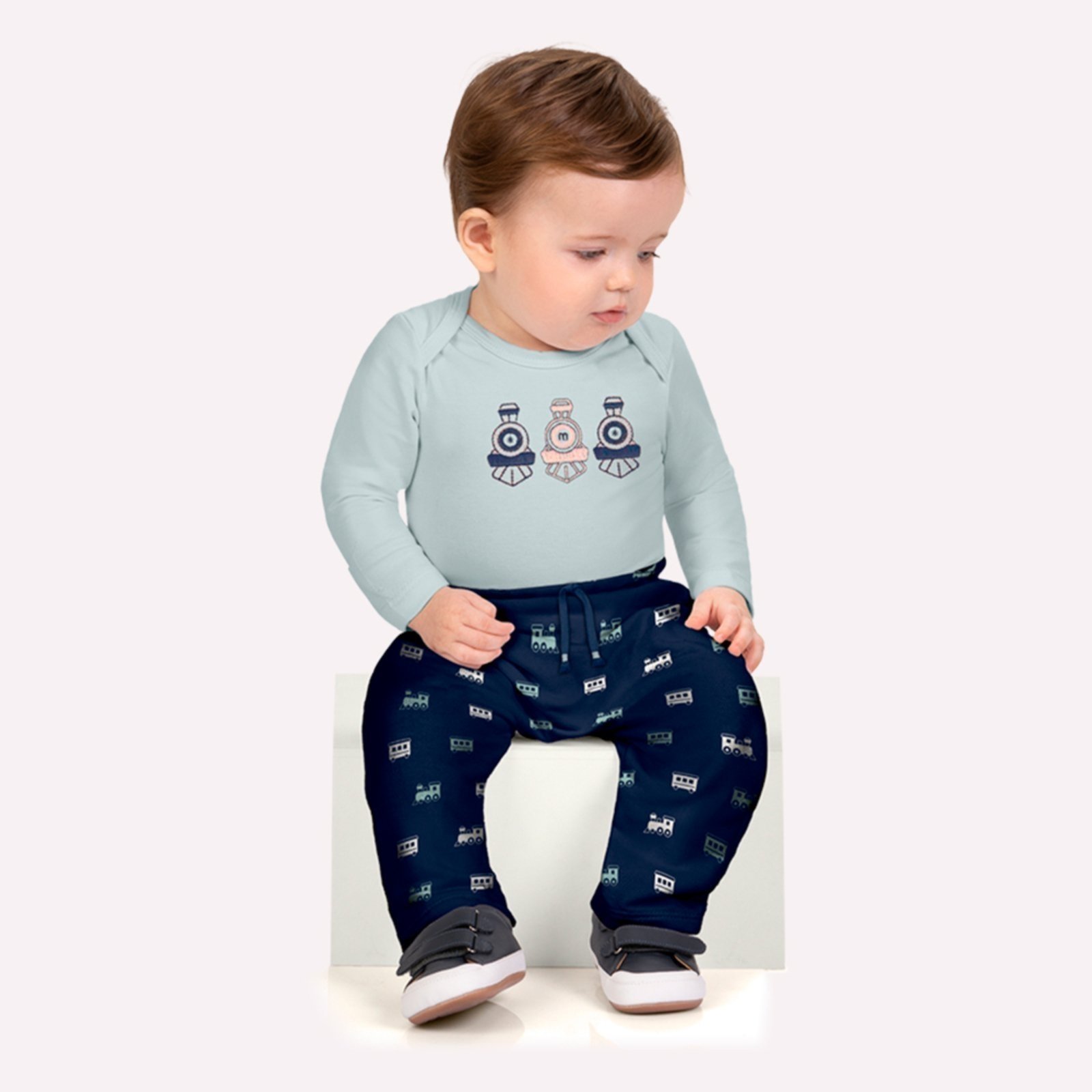 Infantil - Conjunto Menino Bordado Milon
