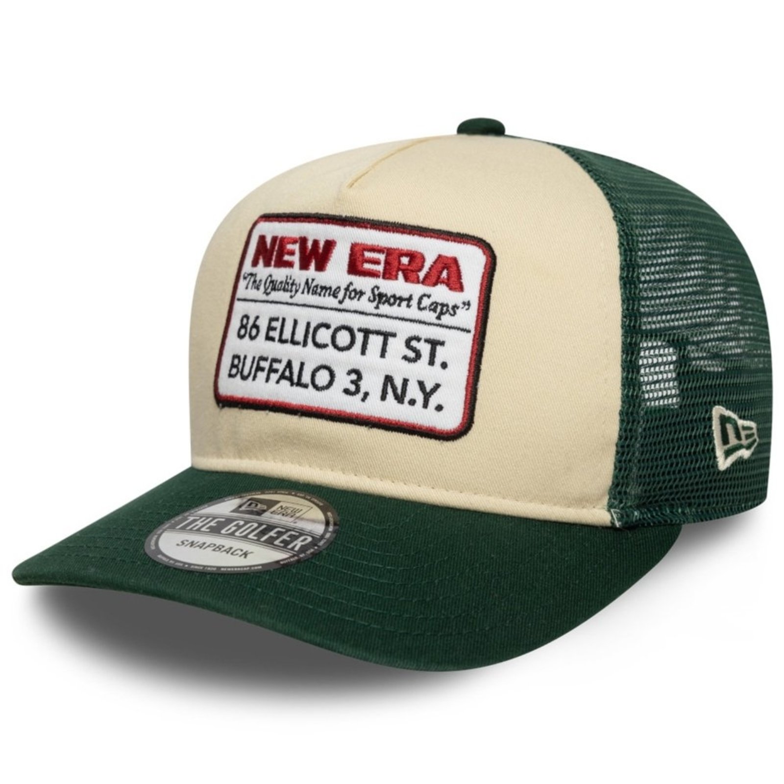 Bone New Era 19TWENTY Branded Off White