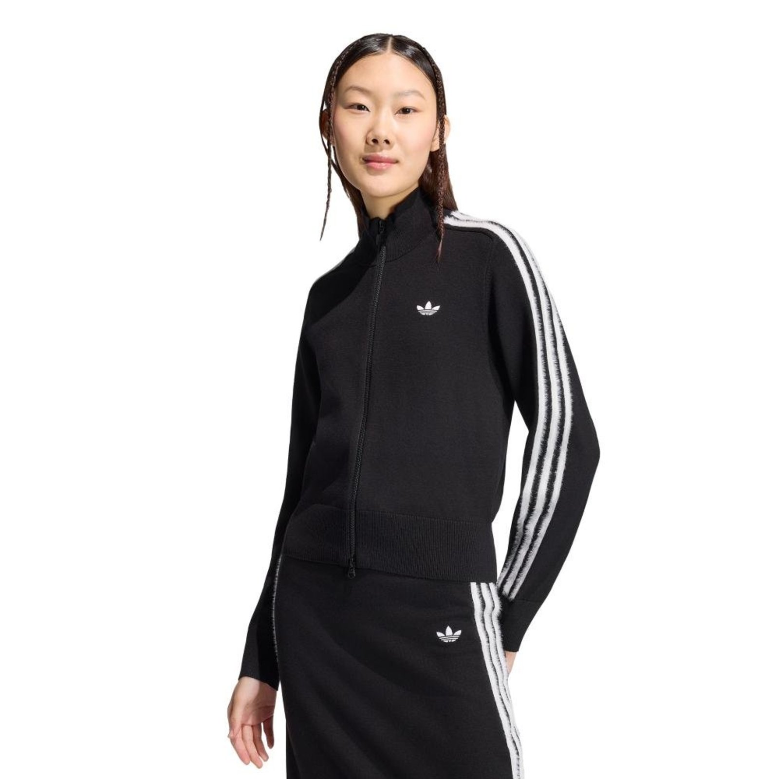 JAQUETA KNITTED FIREBIRD adidas Originals Preto