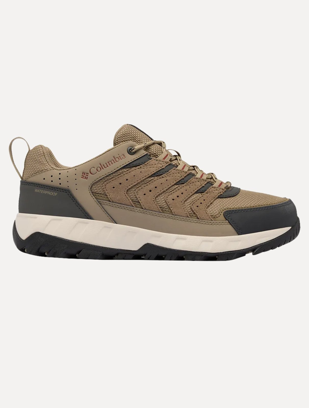 Tênis Columbia Masculino Strata Trail Low WP Marrom Claro