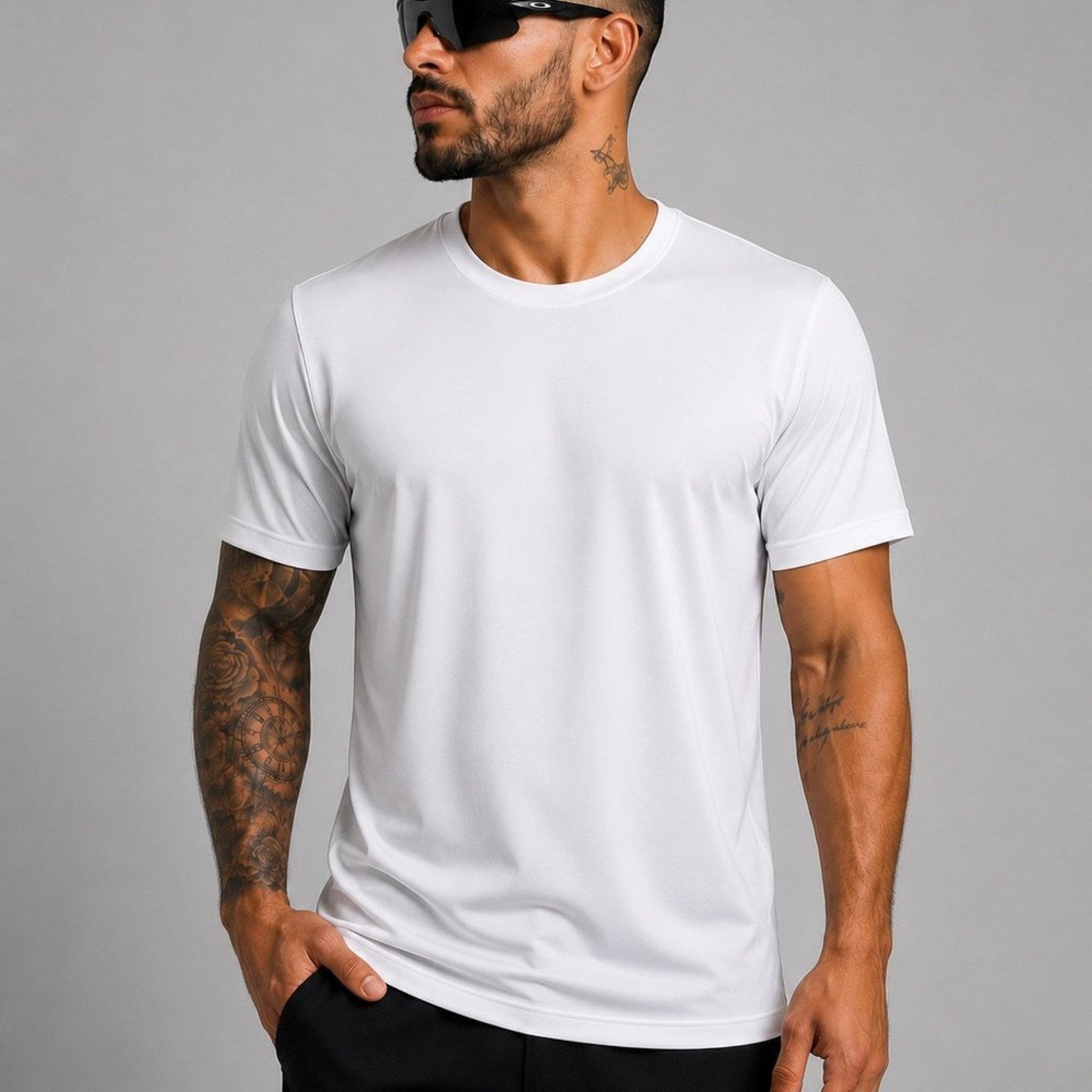 Camiseta Tech Regular Rock&Soda Urban BRANCO