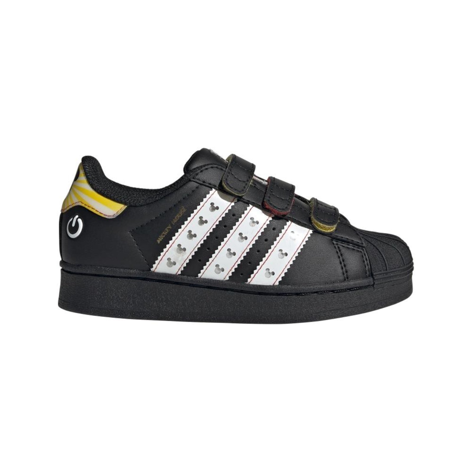 Vista 2 Infantil - Disney adidas Originals Superstar LED Lights Conforto Fecho Tênis adidas Originals preto Adidas preto