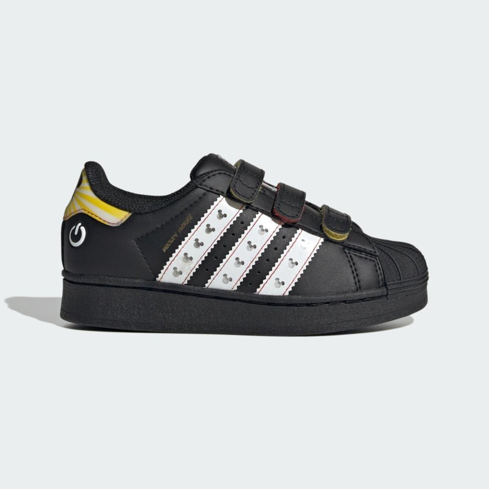 Vista 3 Infantil - Disney adidas Originals Superstar LED Lights Conforto Fecho Tênis adidas Originals preto Adidas preto