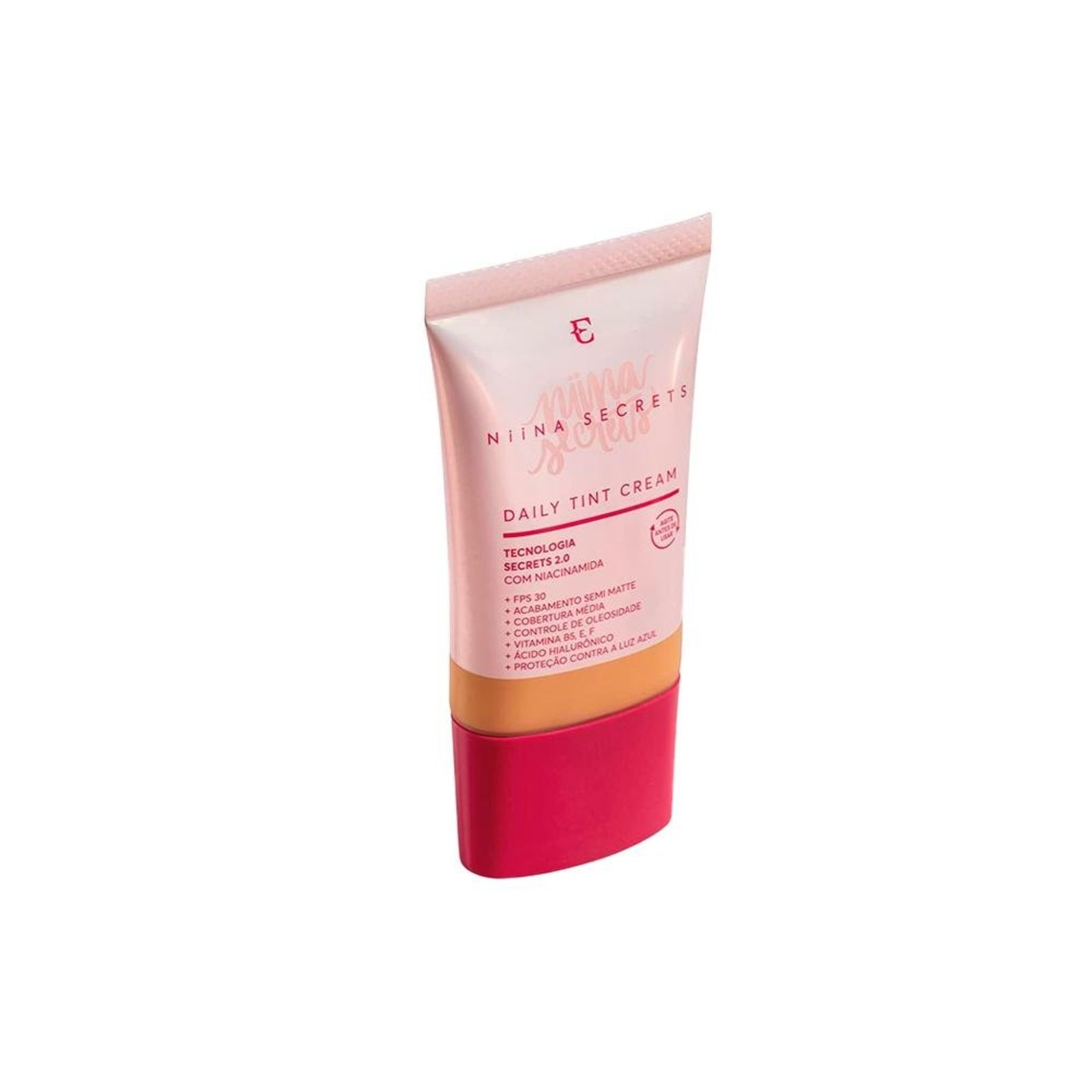 Eudora Niina Secrets Daily Tint Cream Base Líquida Matte Cor 48 25ml