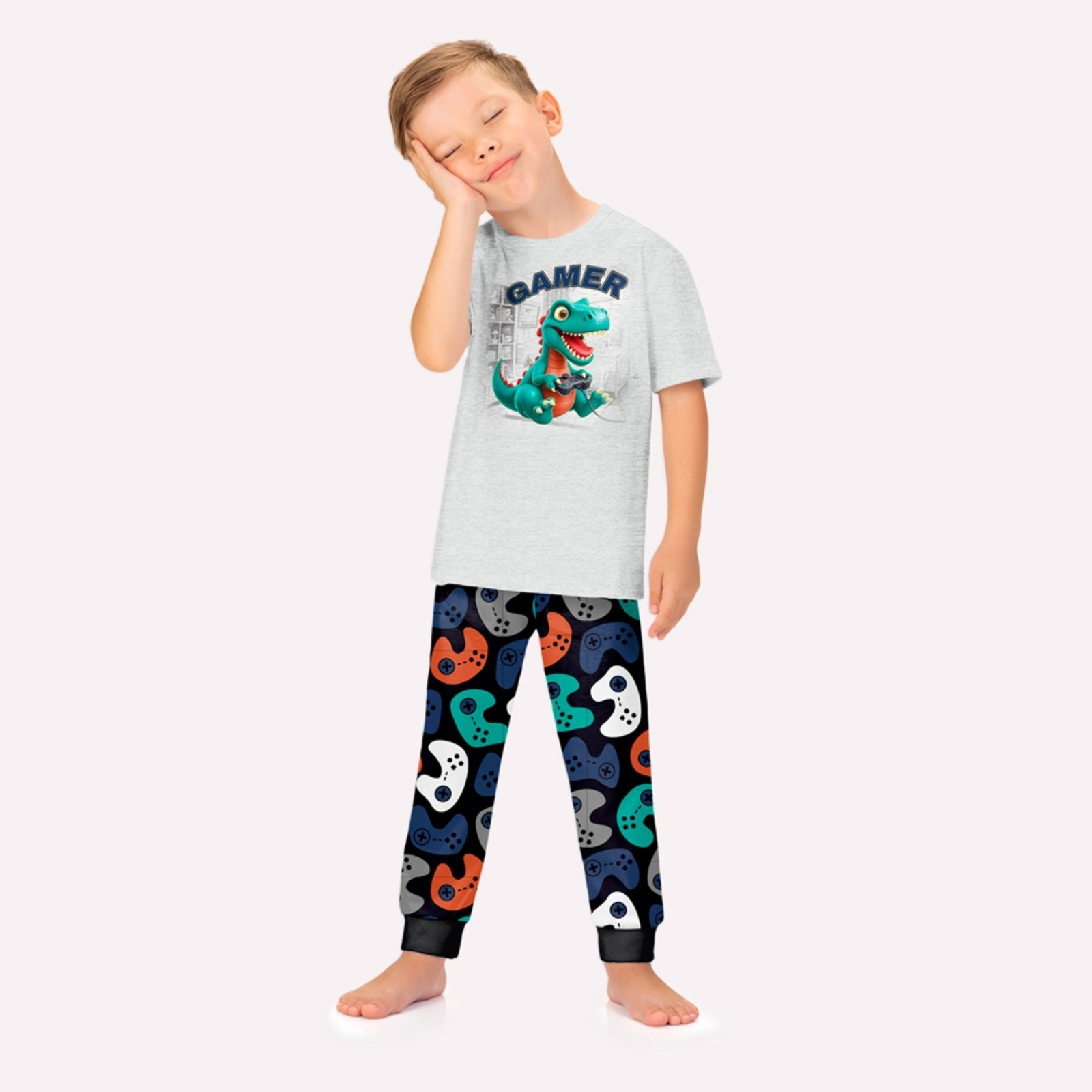 Pijama Menino Dinossauro Kyly