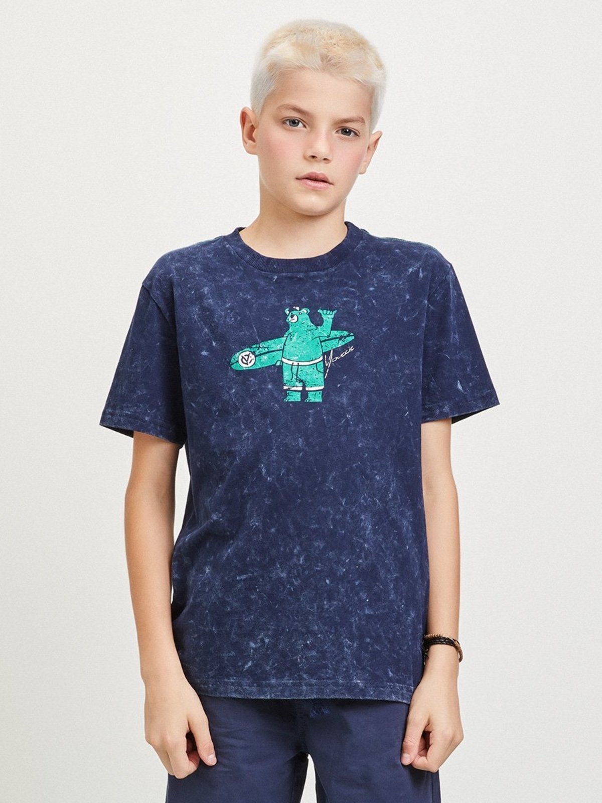 Infantil - Camiseta Azul Marinho Surf