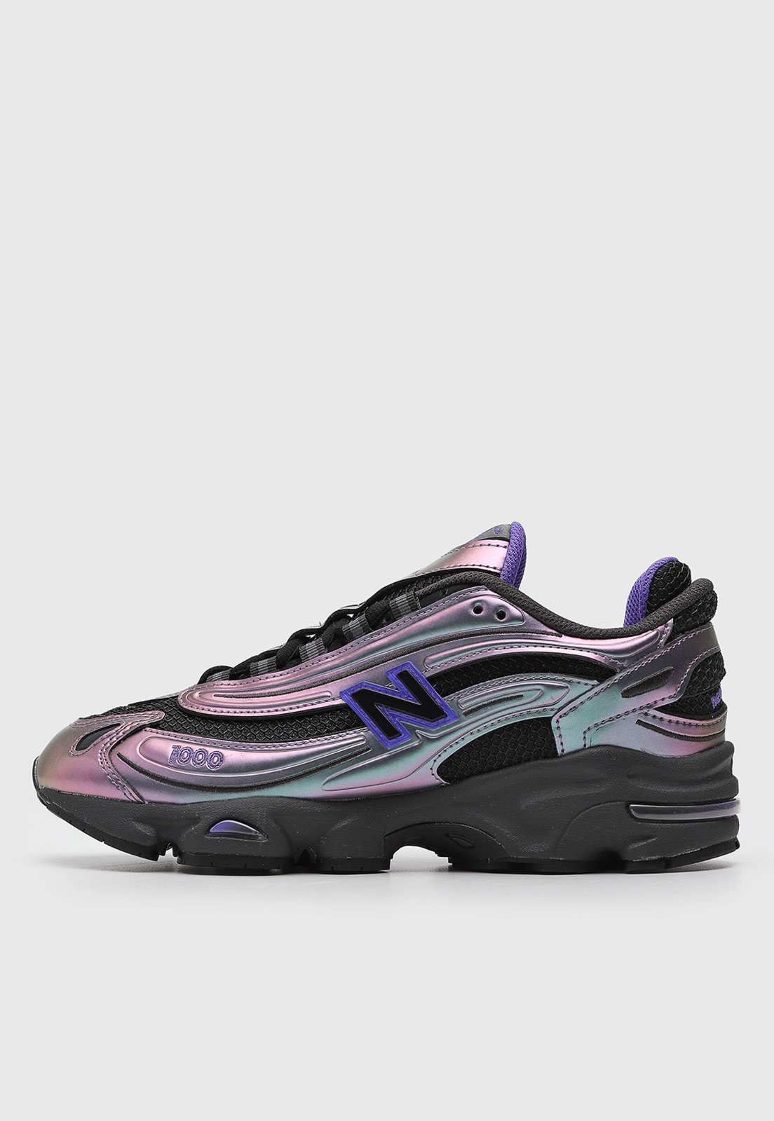 Tênis Unissex New Balance 1000 Preto Holográfico
