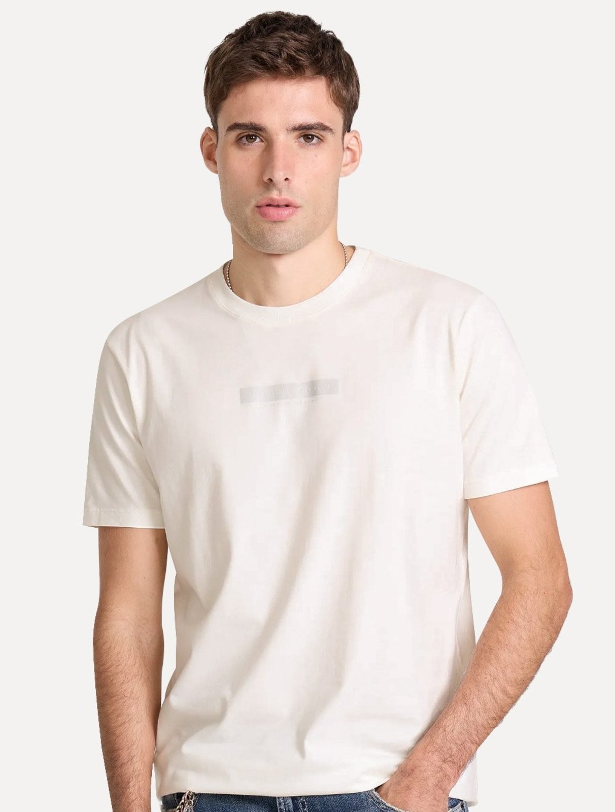 Camiseta John John Masculina Regular Technique Off White