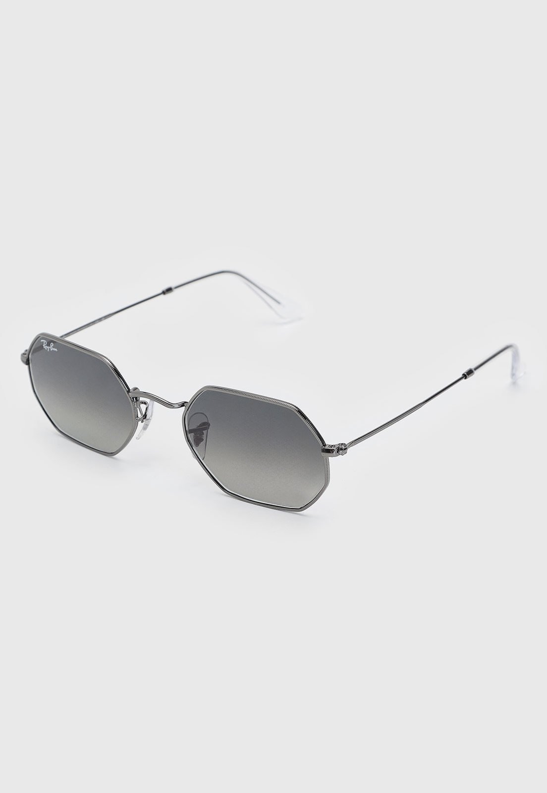 Óculos de Sol Feminino Ray-Ban Octagonal Prata