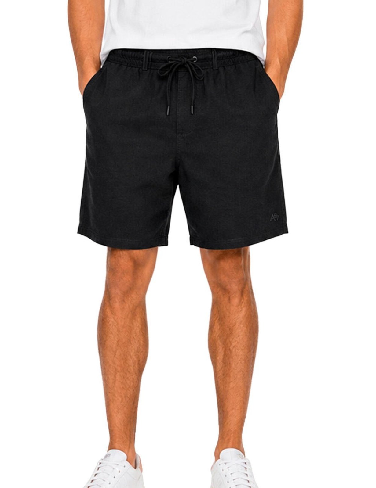 Shorts Linho Masculina Surplus Aéropostale 87137810-1 Preto