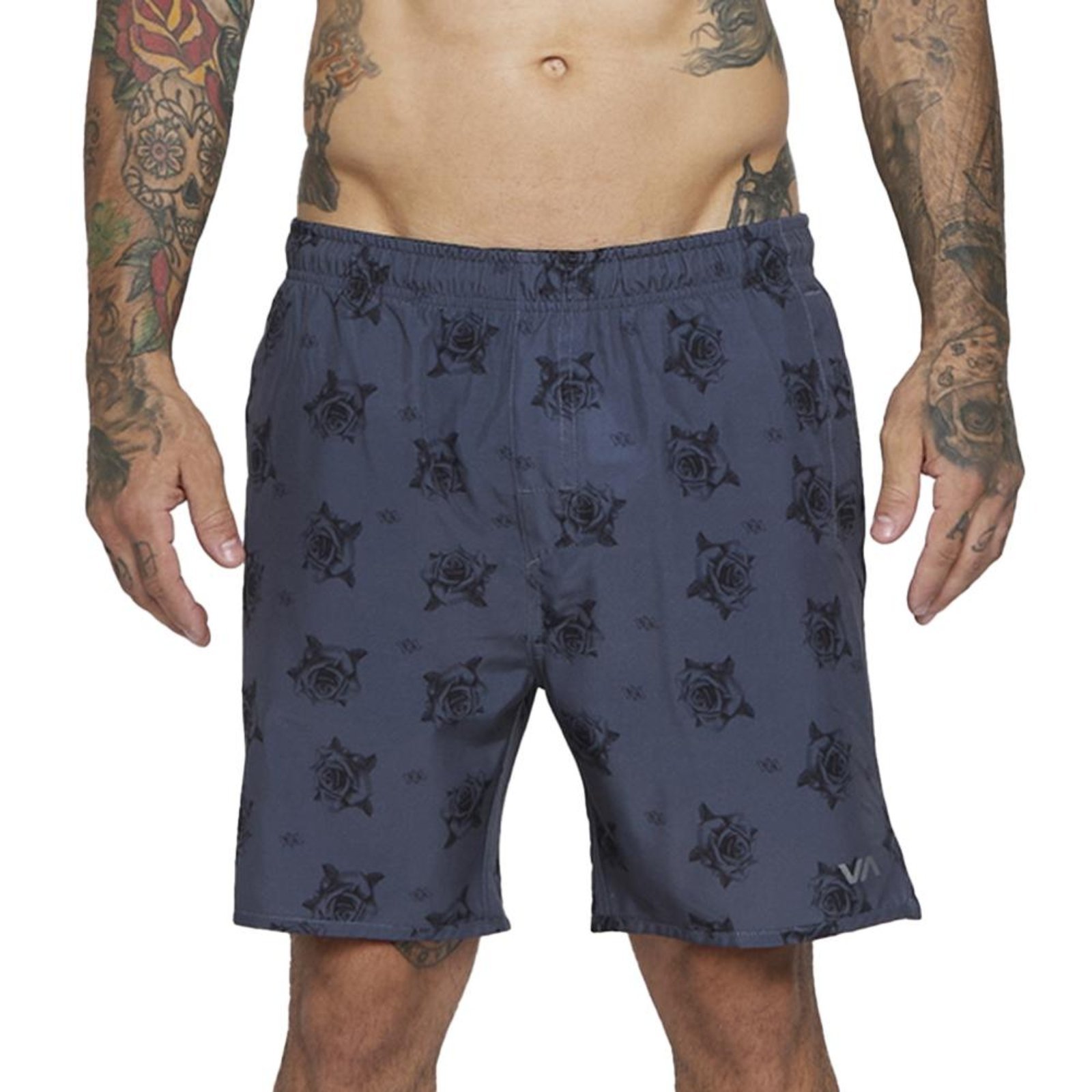 Bermuda RVCA Benj Yogger 17″ SM25 Masculina Preto”
