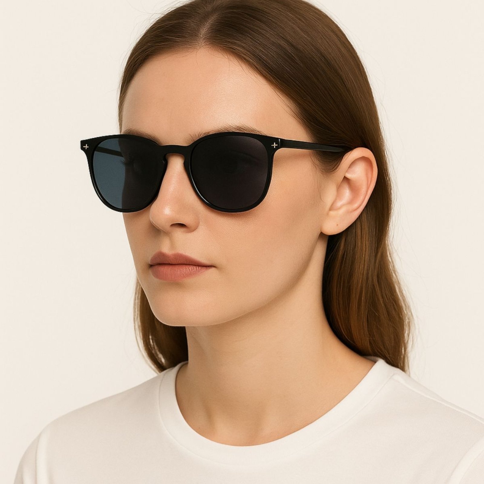 Óculos de Sol Preto Lente Azul Escuro UV400
