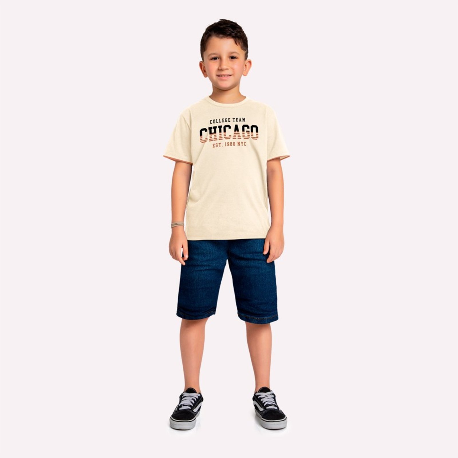 Infantil - Camiseta Menino em Algodão Kyly