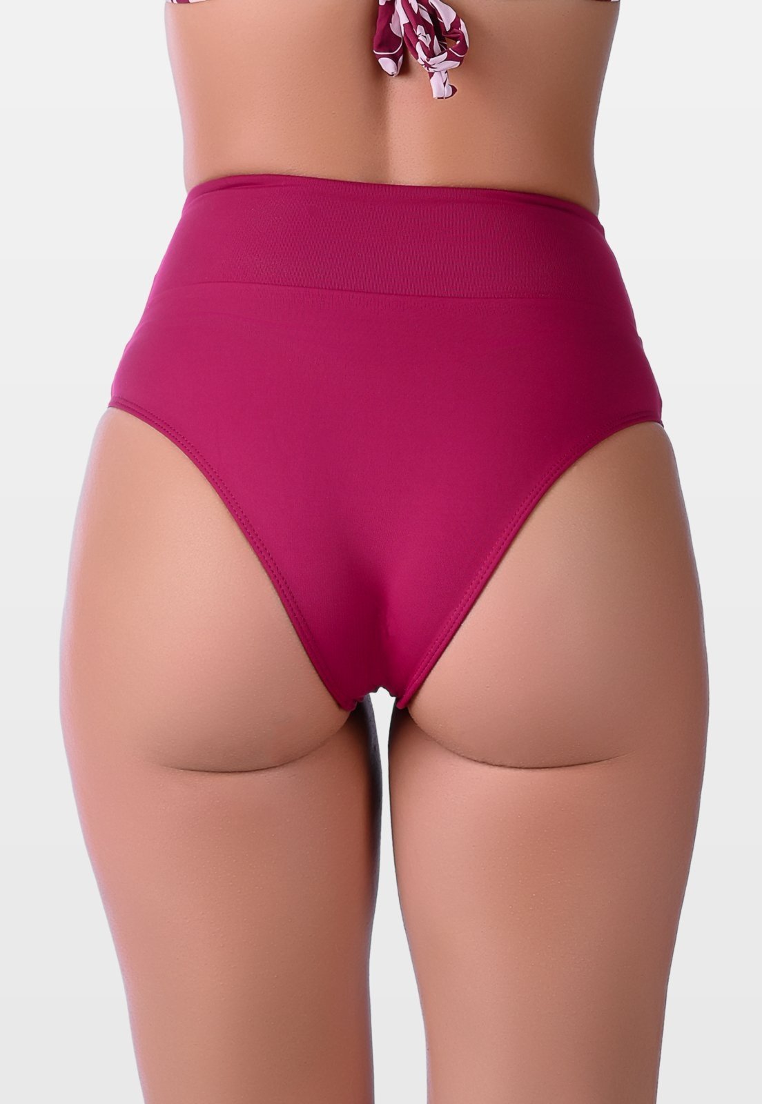 Vista 3 Calcinha Hot Pants Summer Soul Cós Duplo Vermelha vermelho vermelho