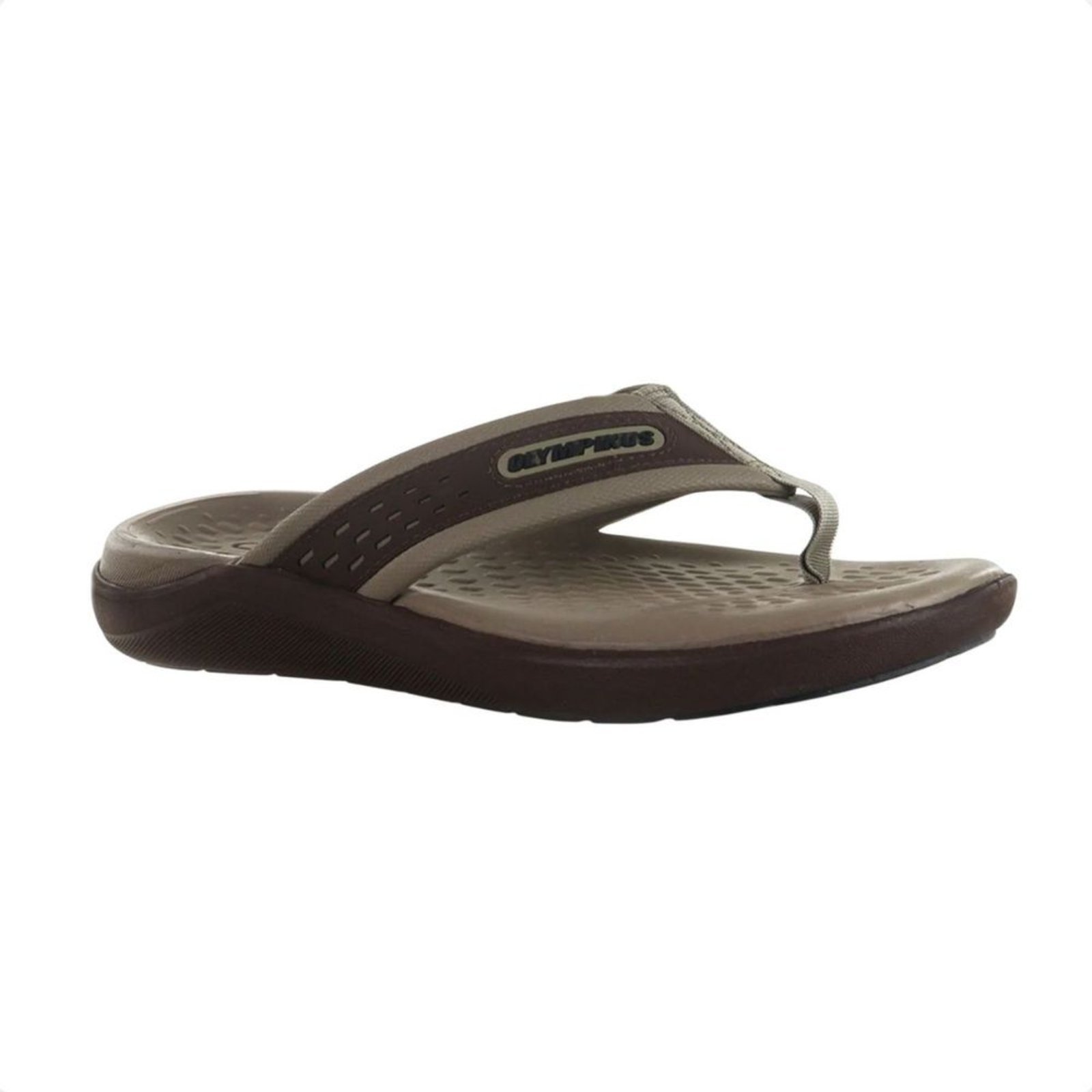 Vista 2 Chinelo Masculino Dedo Olympikus 921 marrom OLYMPIKUS marrom