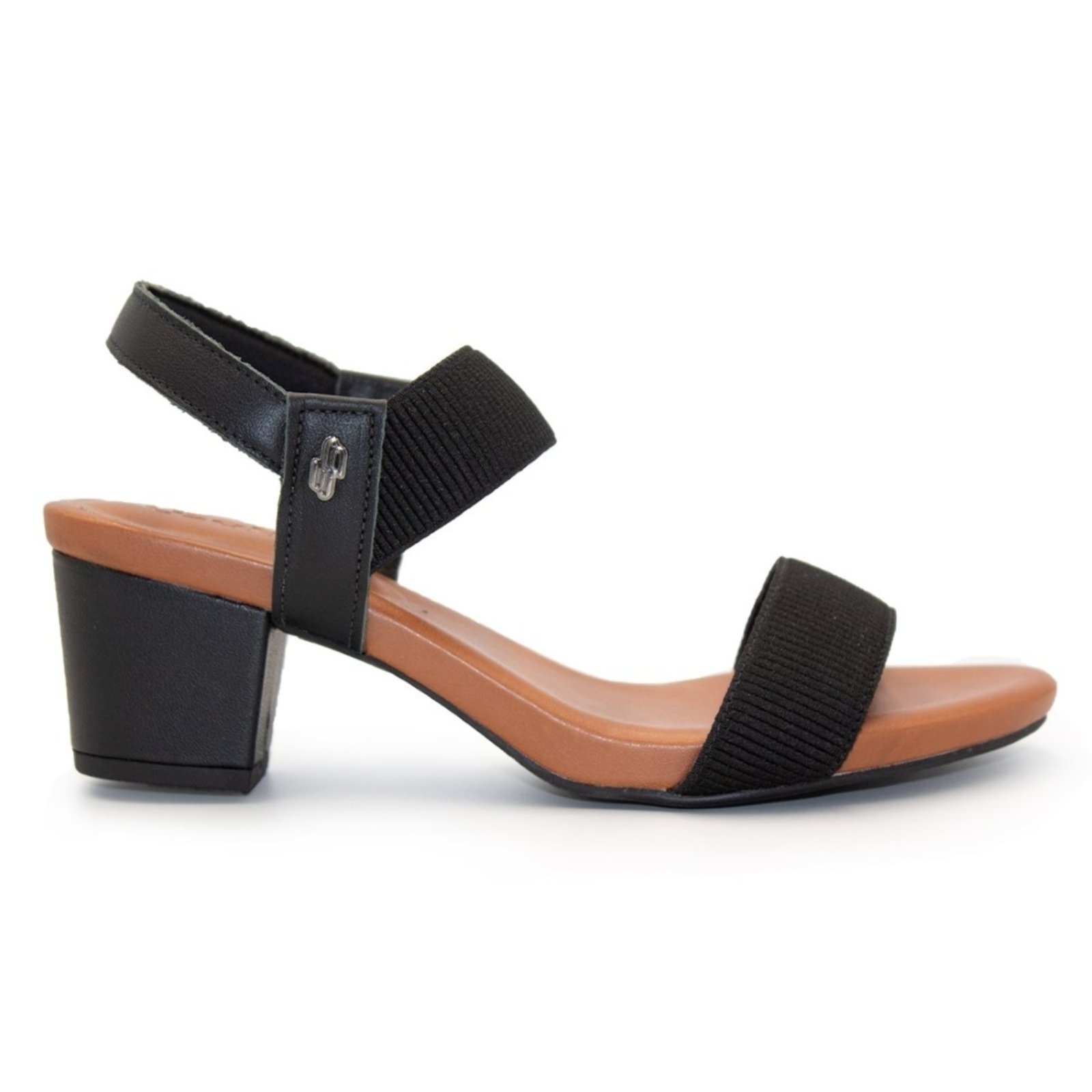 Sandália Usaflex Feminina Elástico Salto Bloco Y8204