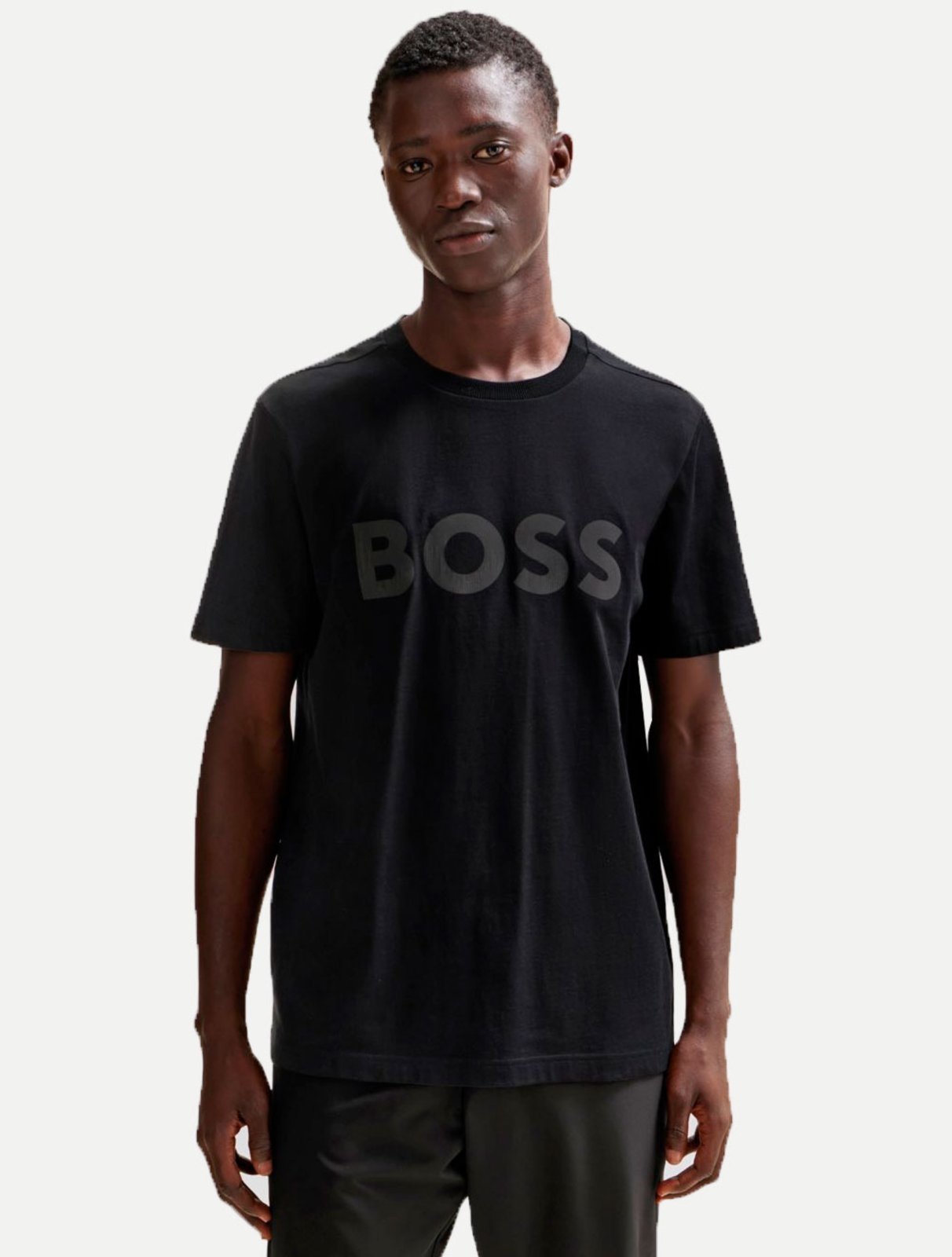 Camiseta Hugo Boss Regular Tee Mirror 1 Preta