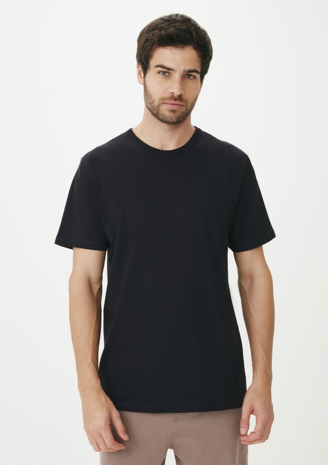 Vista 3 Kit Com 5 Camisetas Masculinas Básicas Slim Hering multicolorido Hering multicolorido