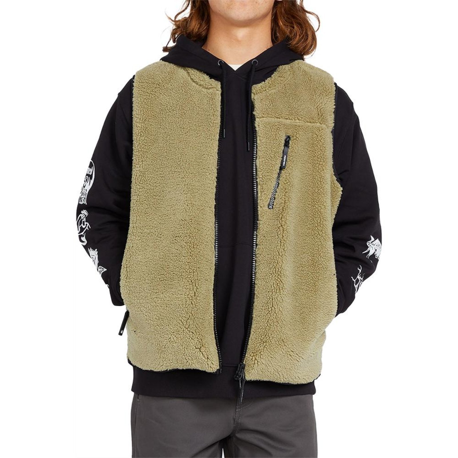 Jaqueta Volcom Colete Archstone Vest WT24 Thyme Green