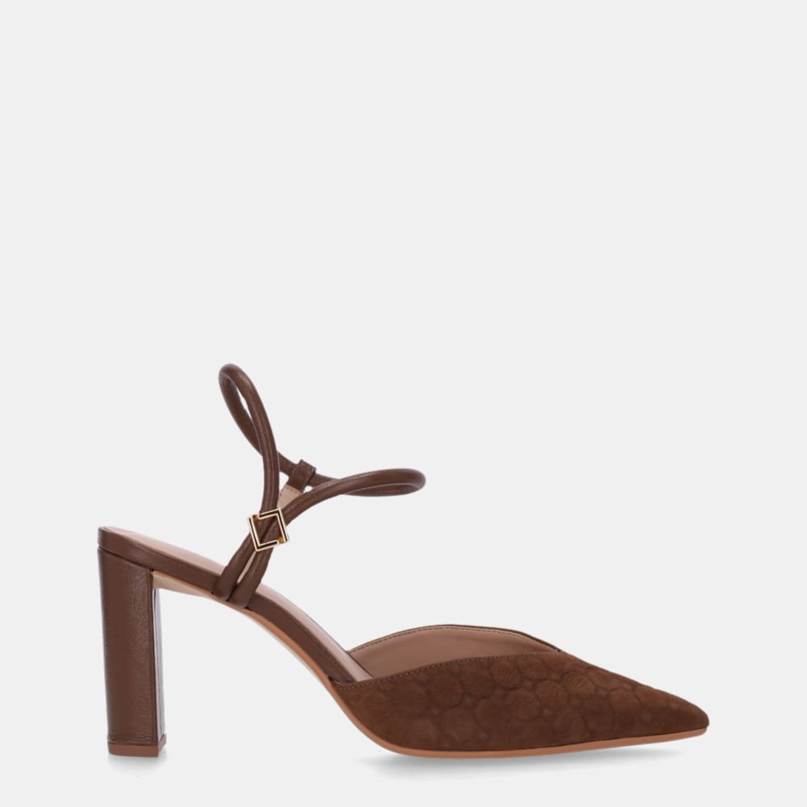 Slingback Bison Espresso E Atacama Espresso - 80230063 Luz da Lua