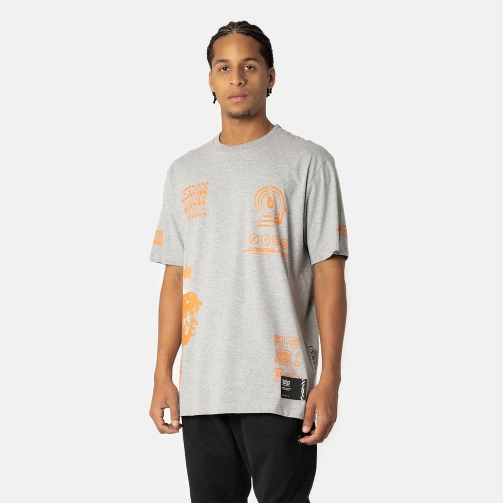 Tshirt Lost Lost Cinza