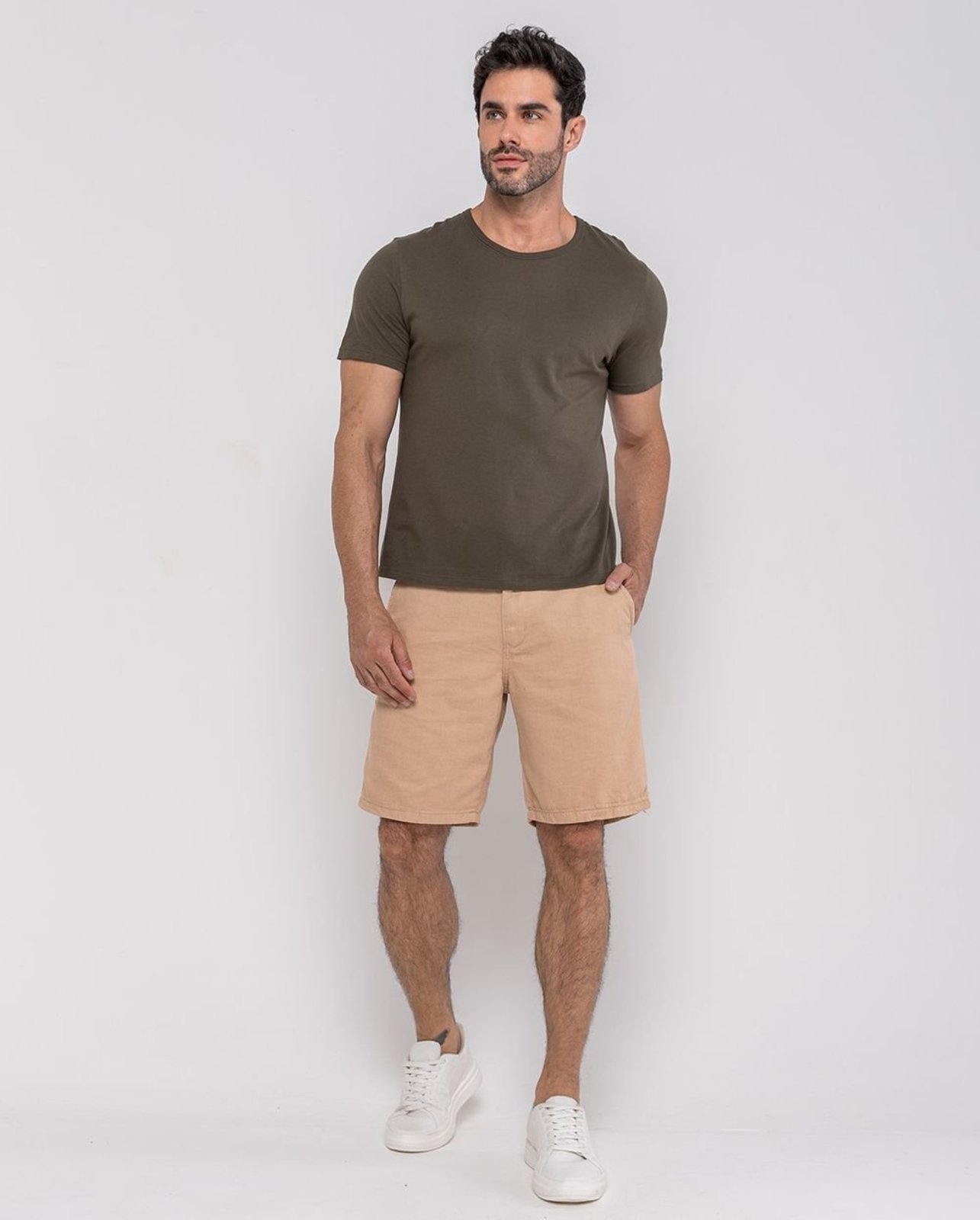 Bermuda Chino Masculina 11101 Nude Consciência