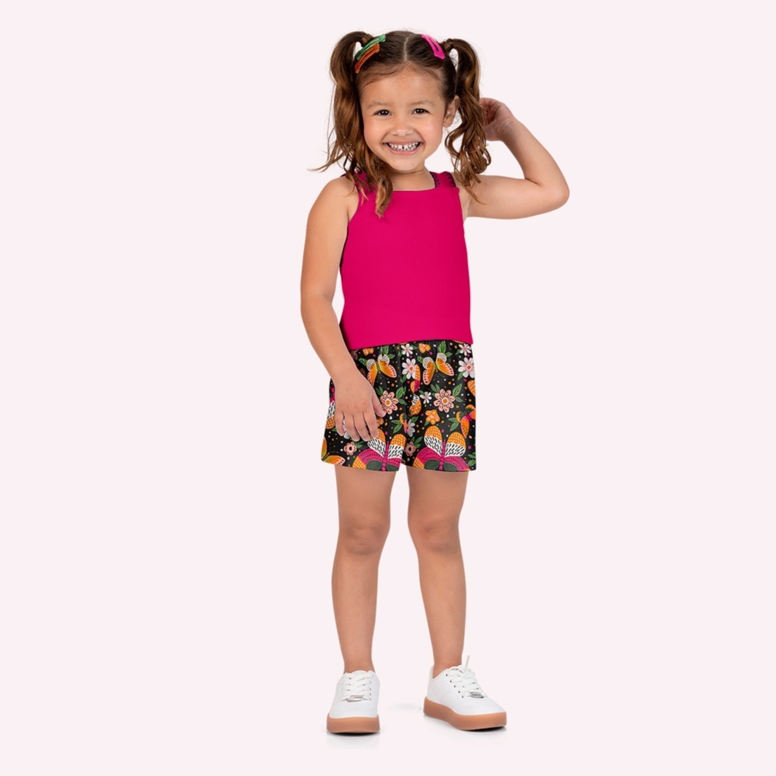Infantil - Conjunto Menina Estampa Nanai